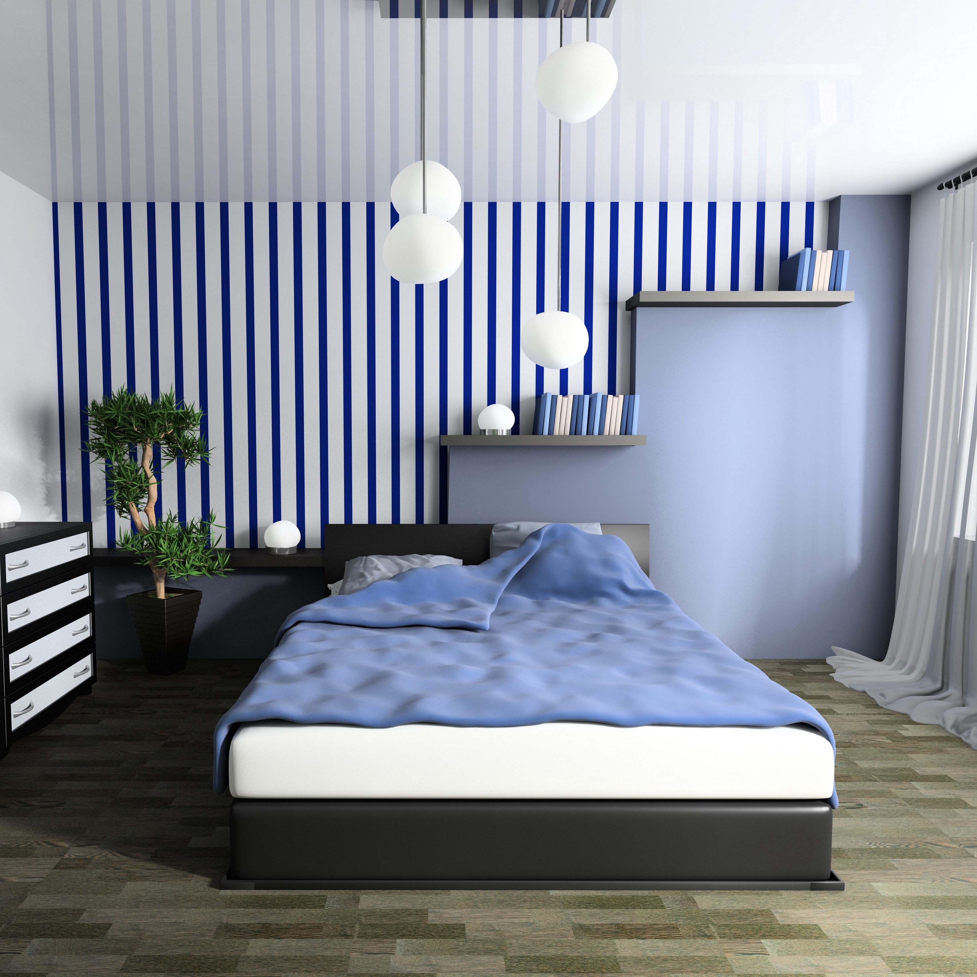 침실 벽지,침실,침대,가구,방,인테리어 디자인