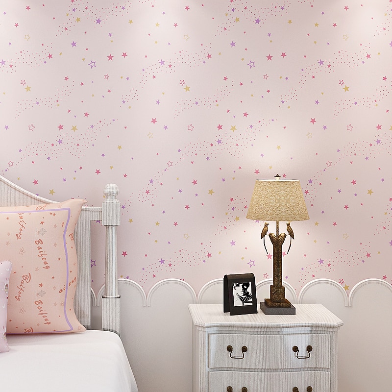 bedroom wallpaper,pink,wall,wallpaper,wall sticker,room