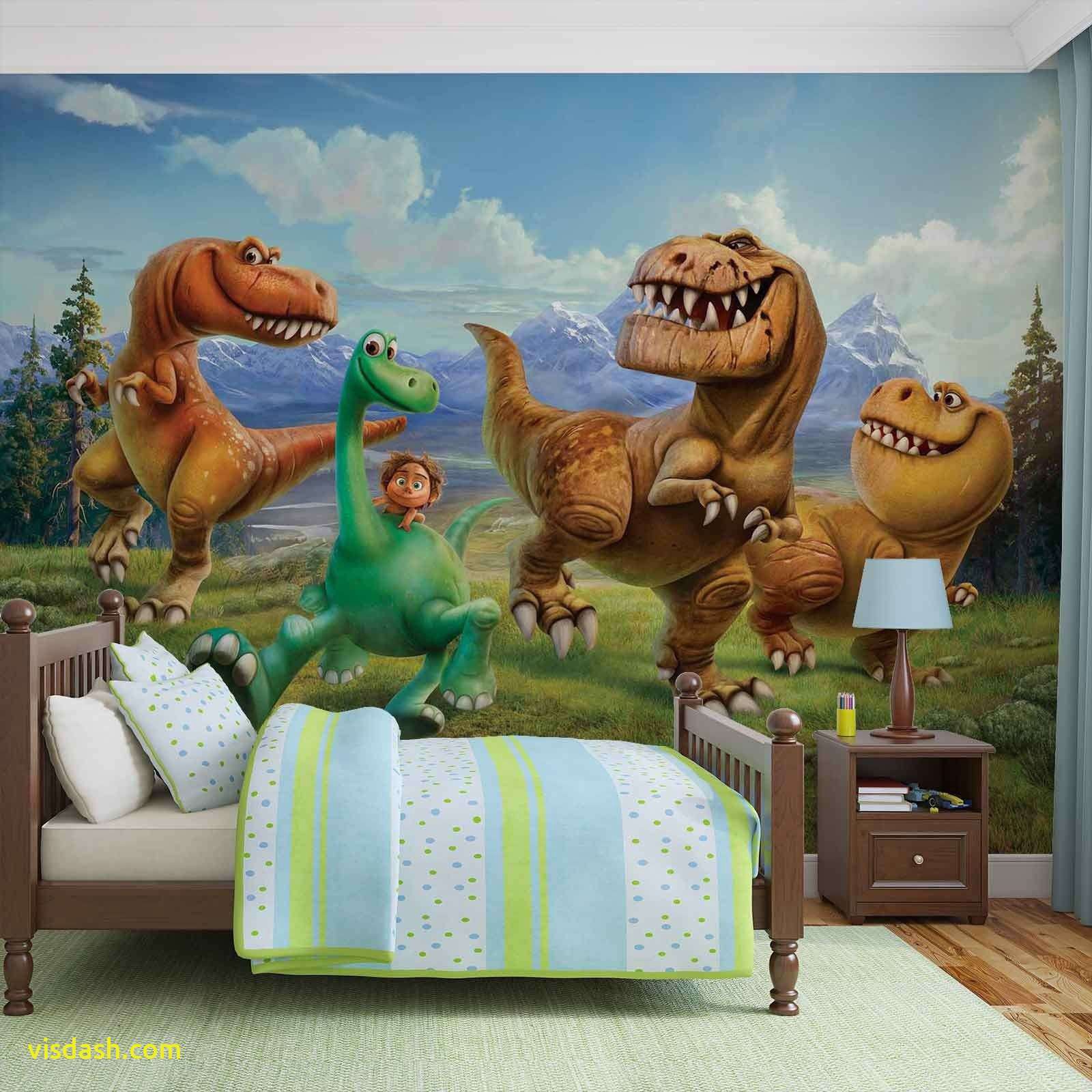papier peint chambre,dinosaure,mur,mural,tyrannosaure,dessin animé