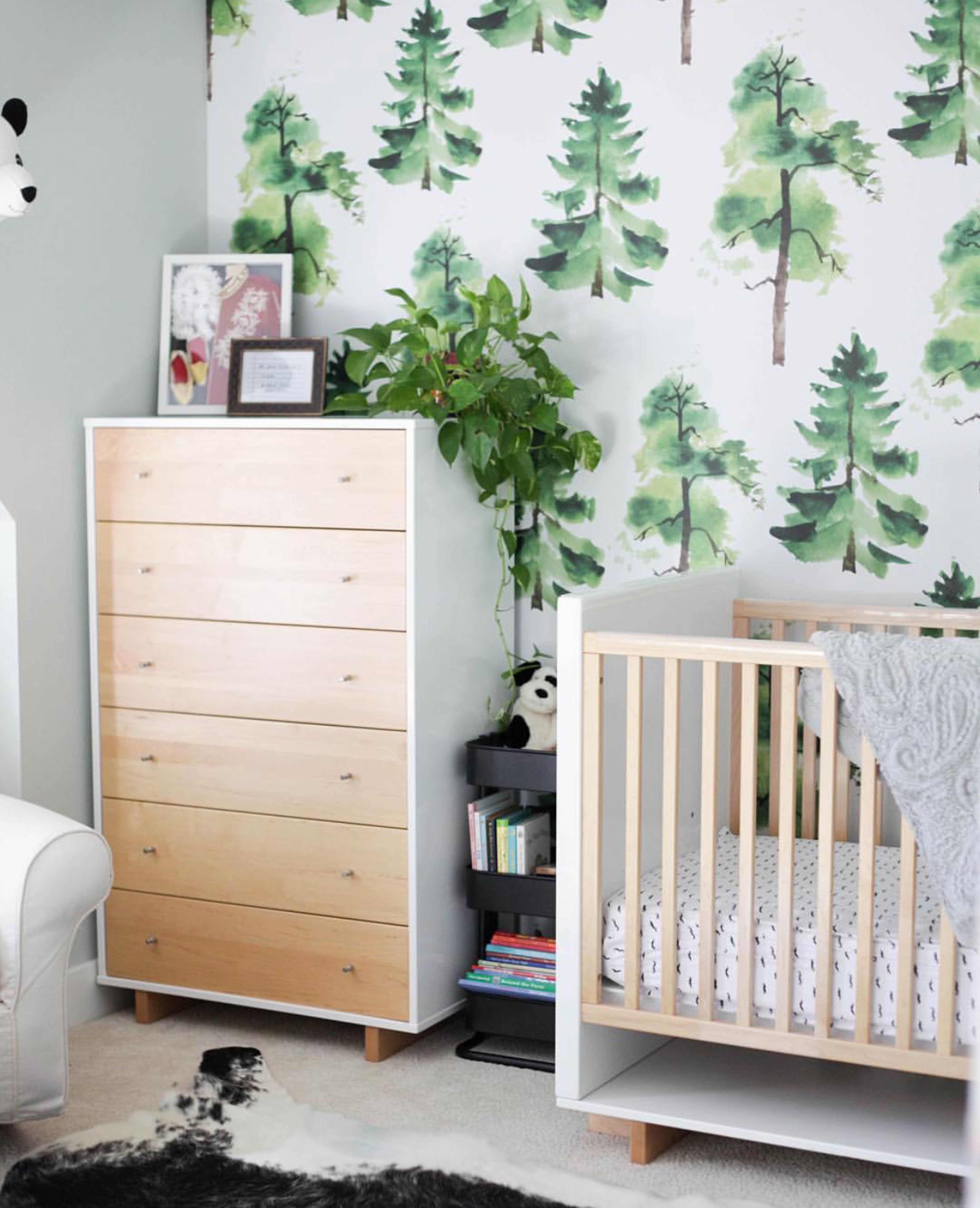 Nursery Wallpaper B&q Forest Themed Nursery For Boy WallpaperUse