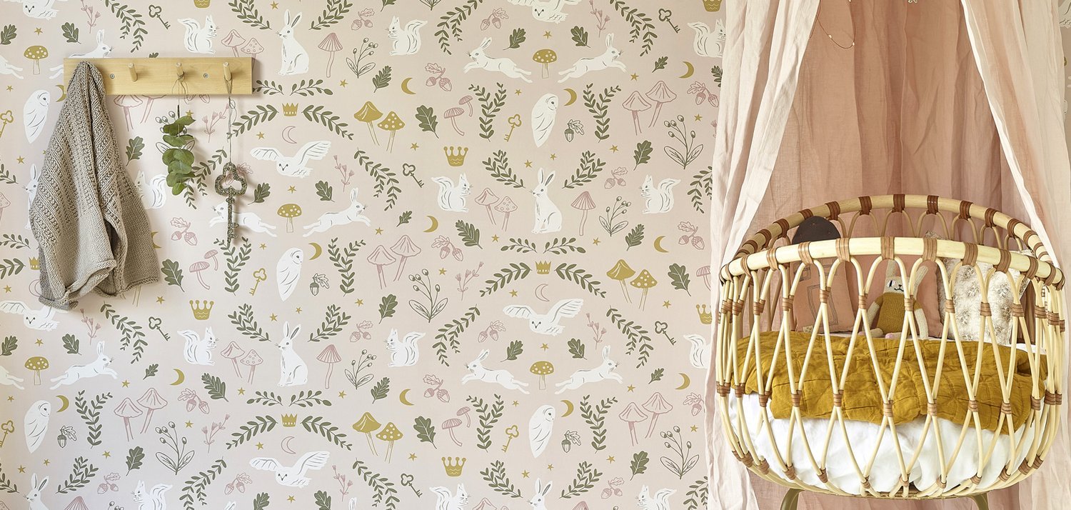 childrens wallpaper,curtain,window treatment,interior design,textile,yellow (53360) WallpaperUse