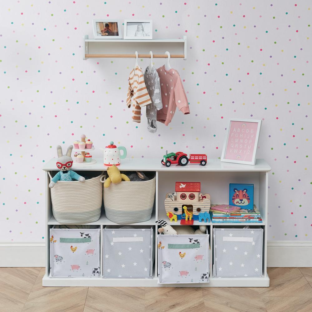 childrens wallpaper,furniture,shelf,wall,room,drawer