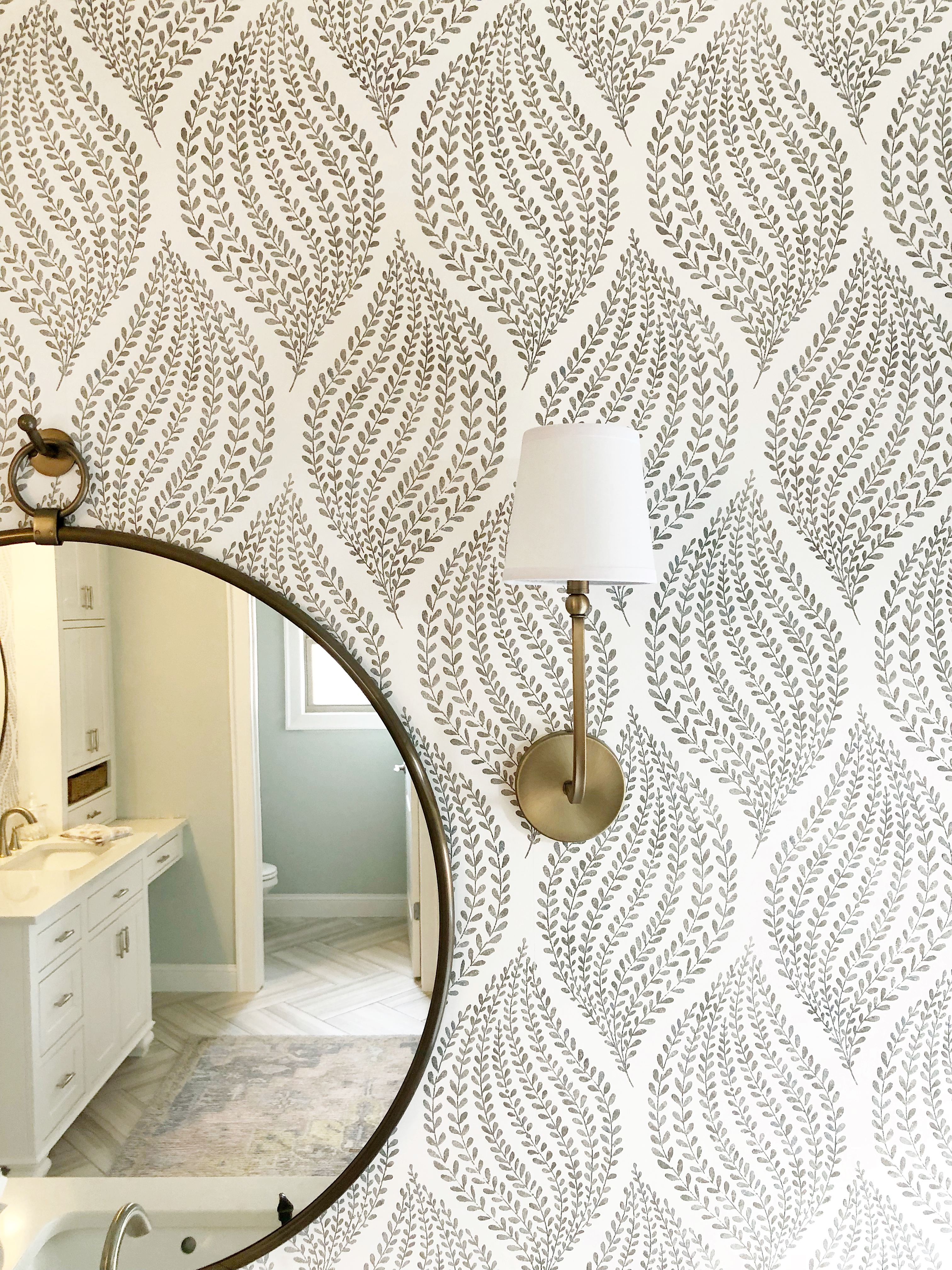 bathroom wallpaper,wallpaper,wall,interior design,room,sconce