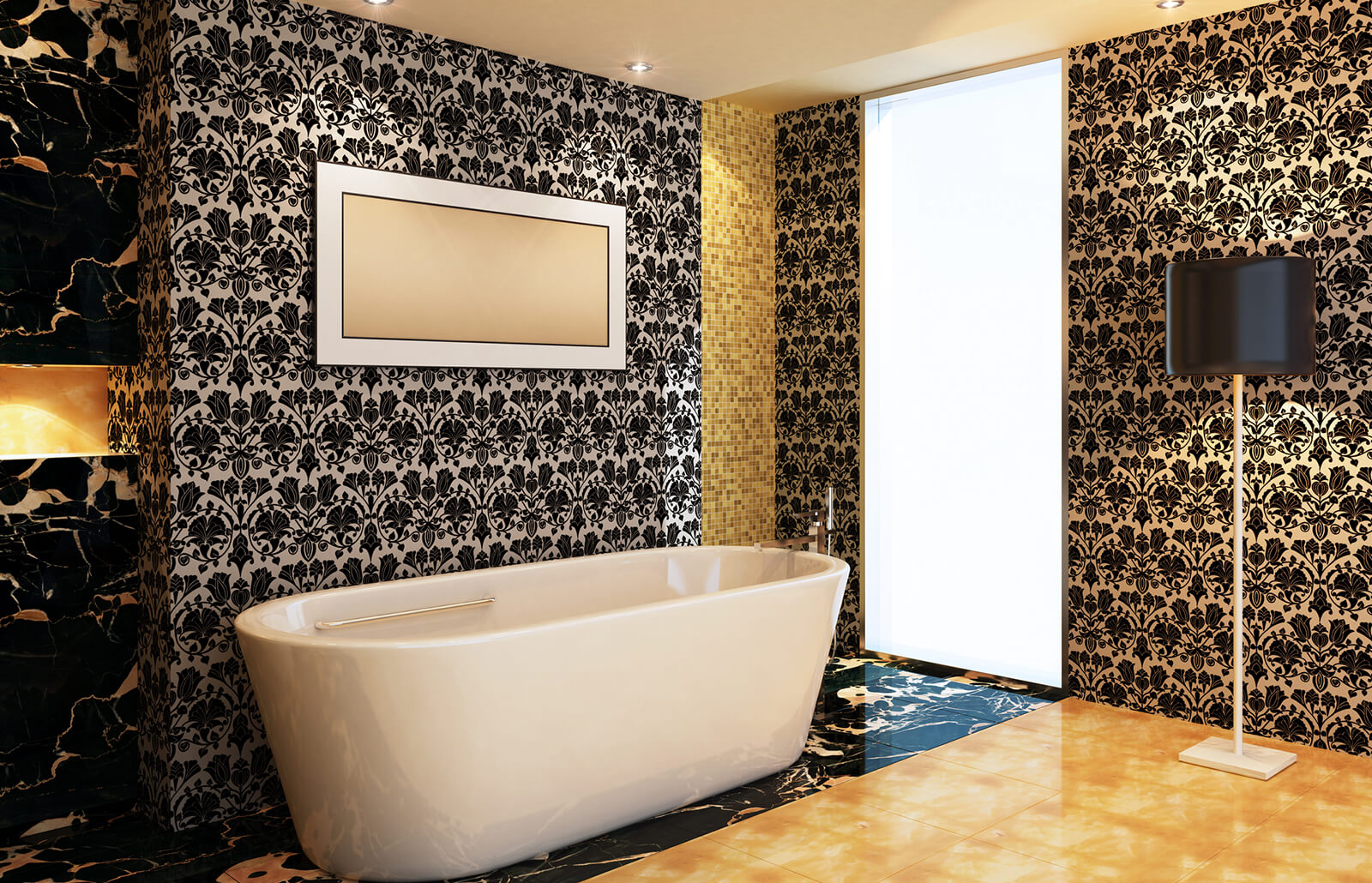 bathroom wallpaper,bathroom,room,tile,property,interior design