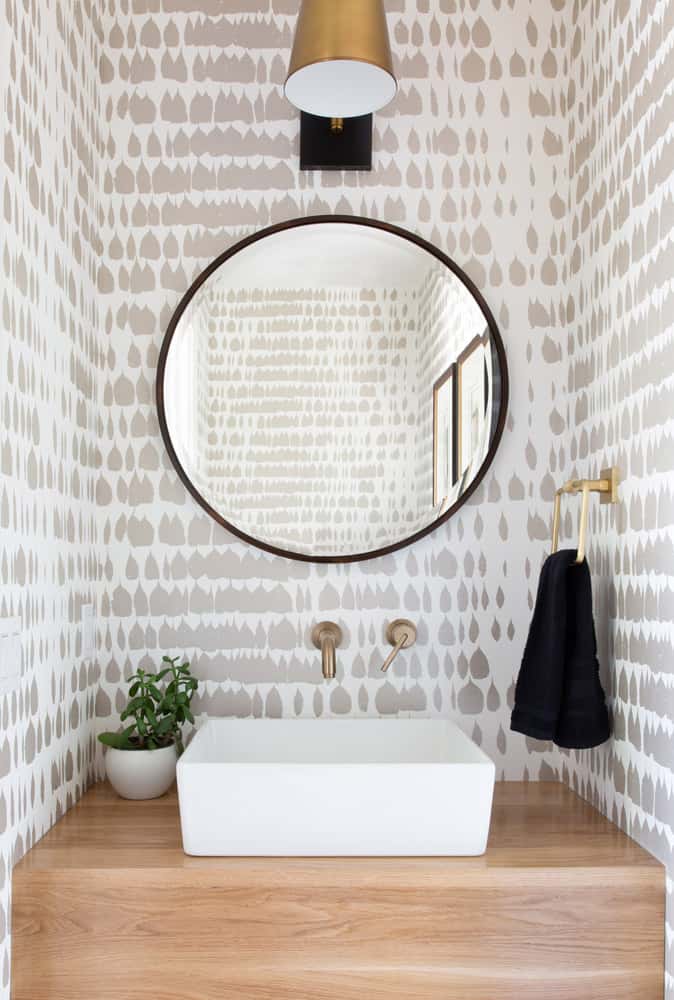 Austin Powder Room Wallpaper Design Serena And Lily Wallpaper Granada