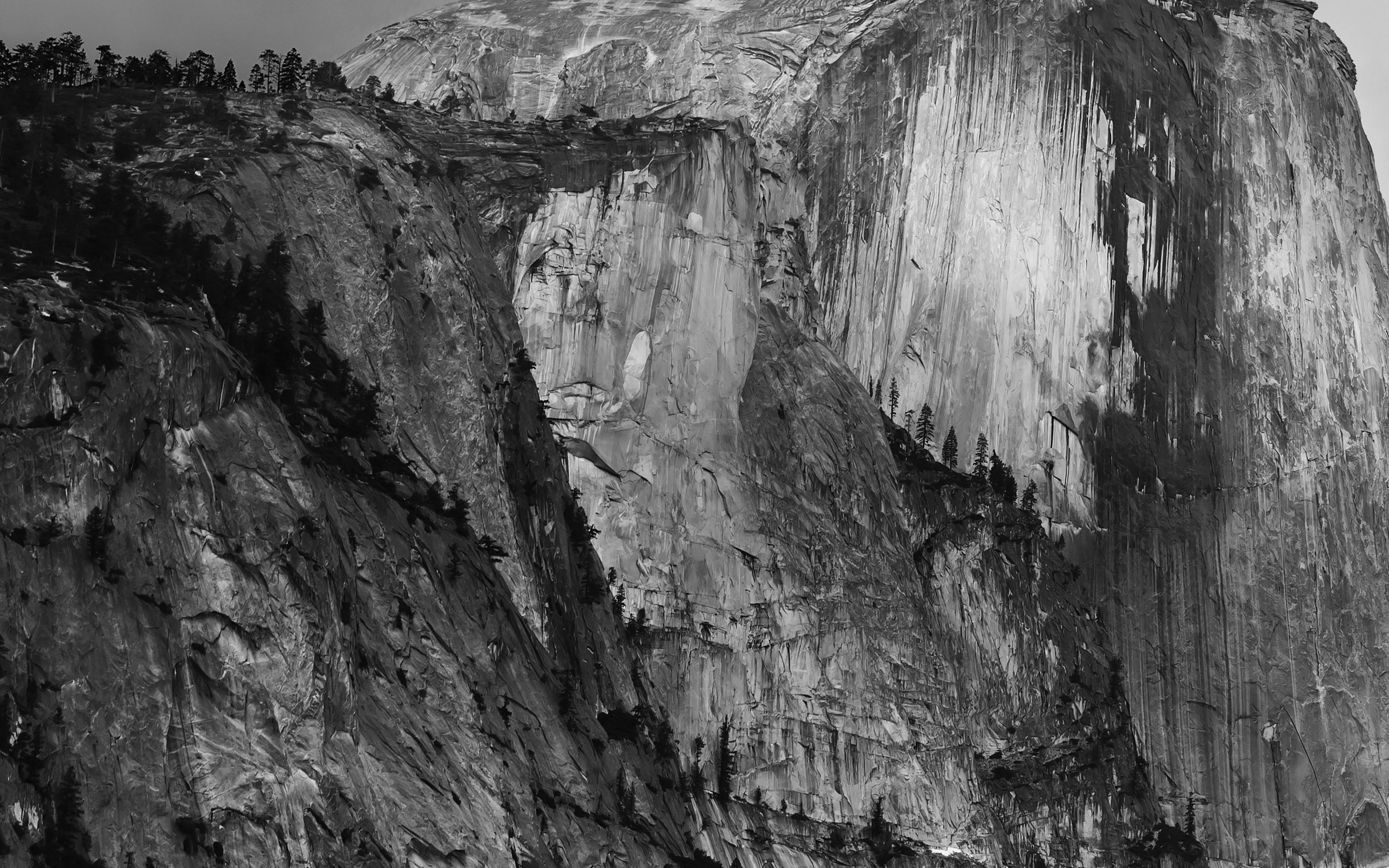 macの壁紙,岩,黒と白,形成,モノクロ写真,露頭