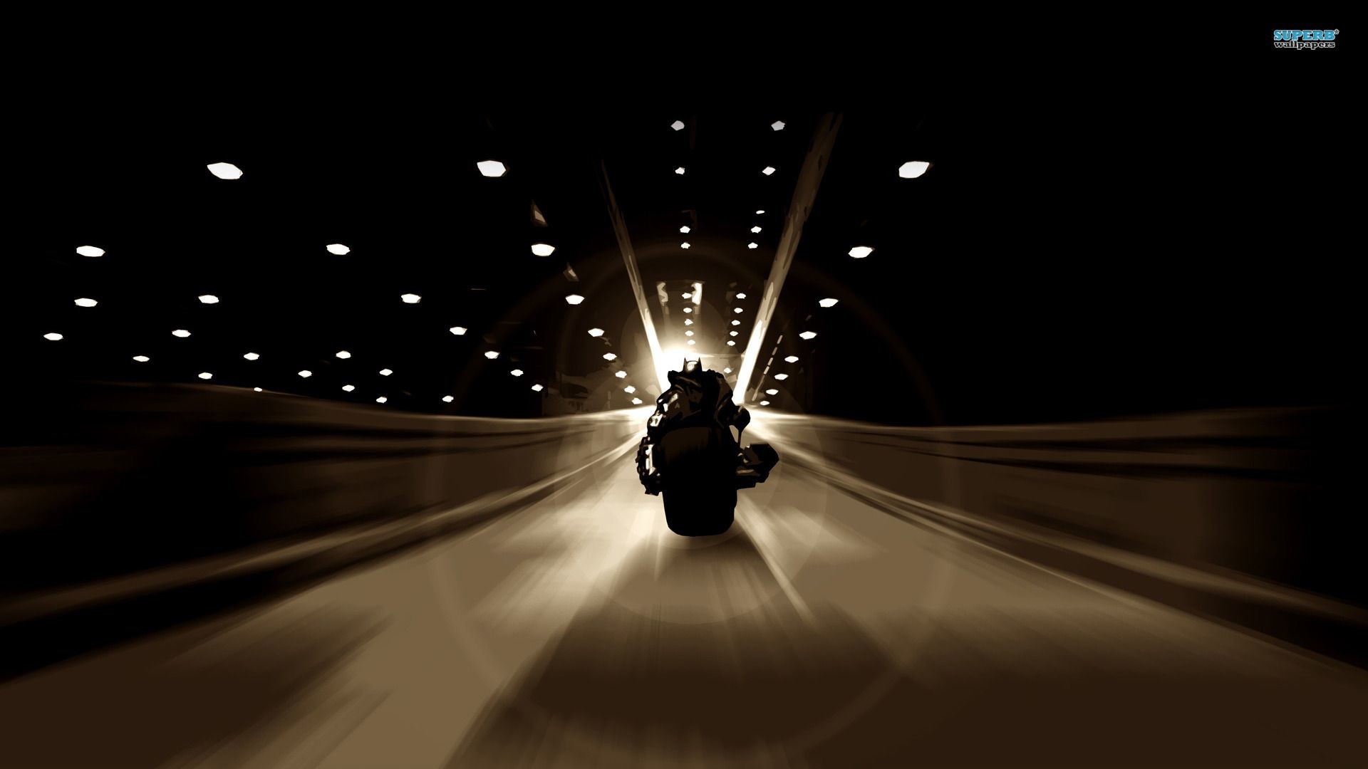 맥을위한 hd 월페이퍼,터널,검정,빛,도로,어둠
