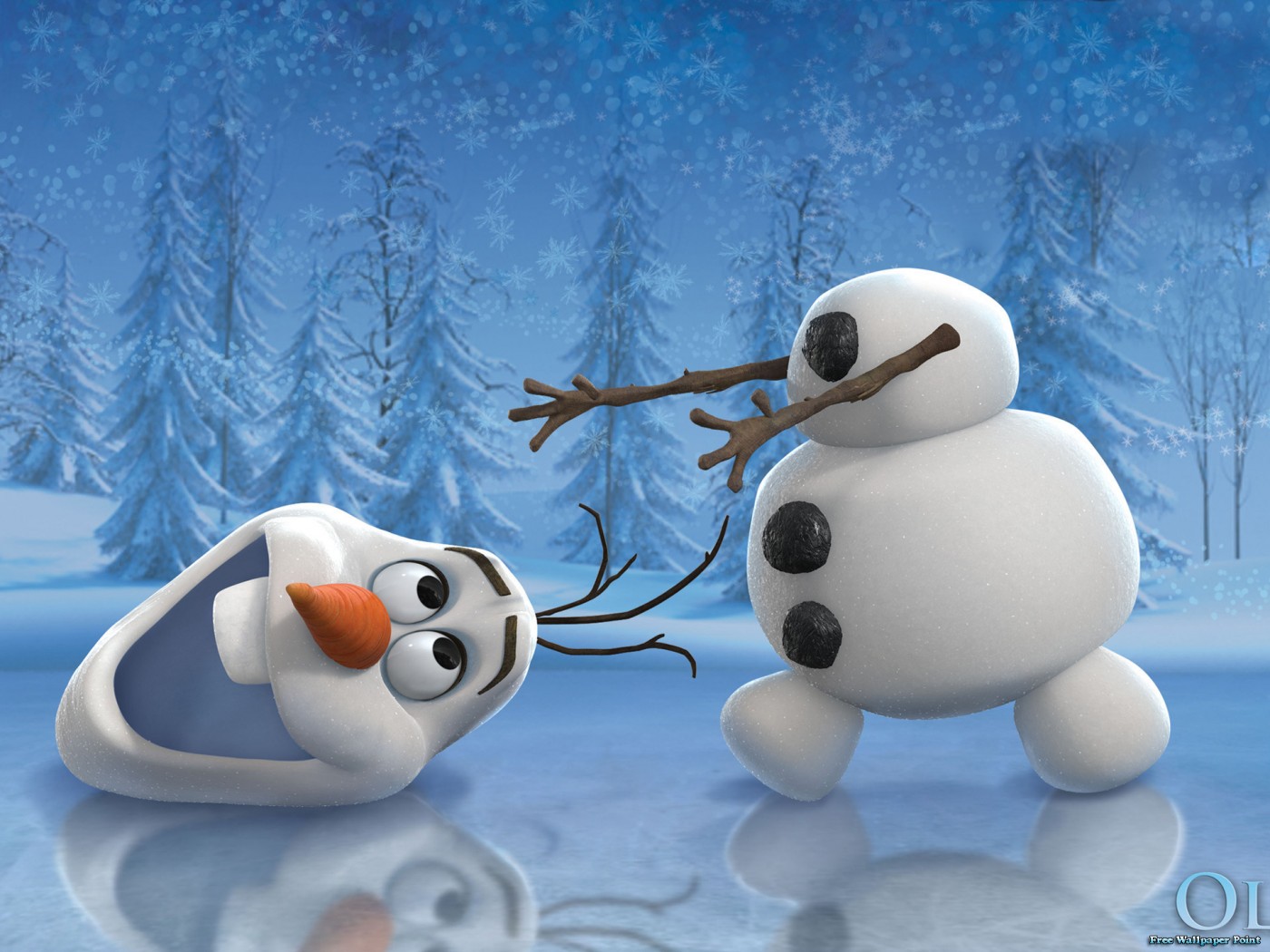 hd wallpapers for mac,snowman,animated cartoon,sky,animation,winter