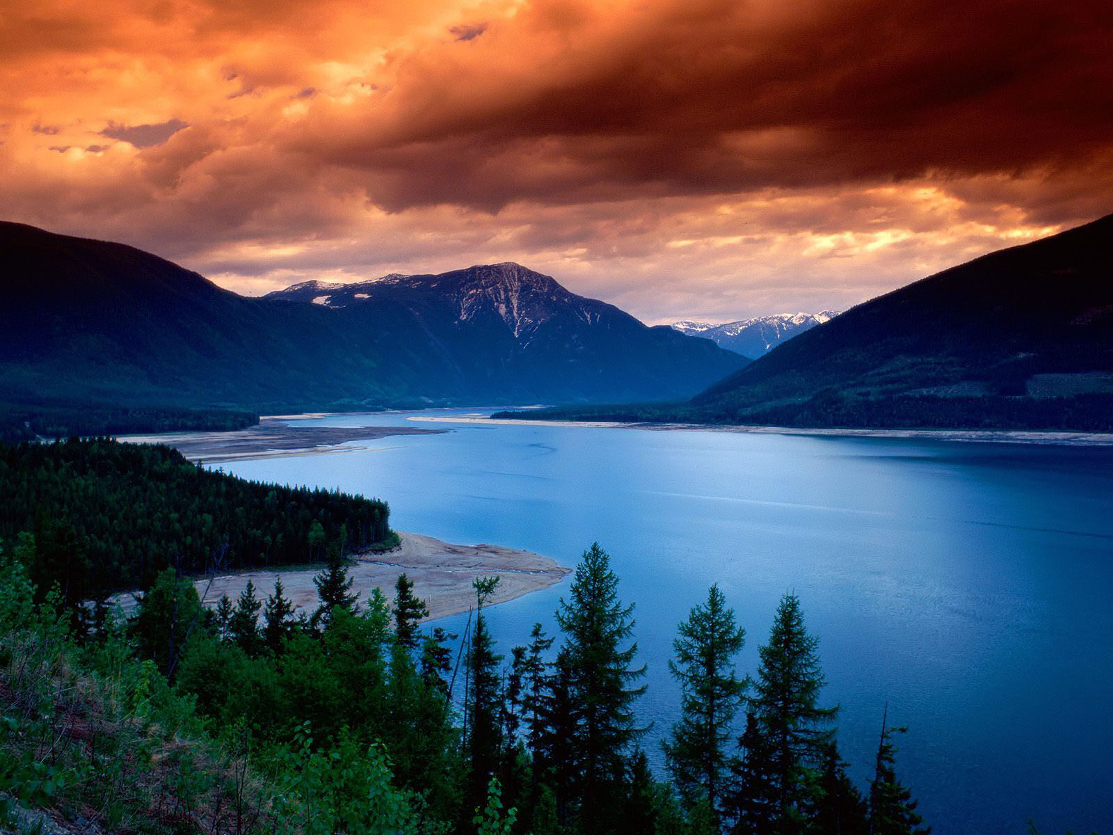 fondos de pantalla hd para mac,cielo,naturaleza,cuerpo de agua,paisaje natural,montaña