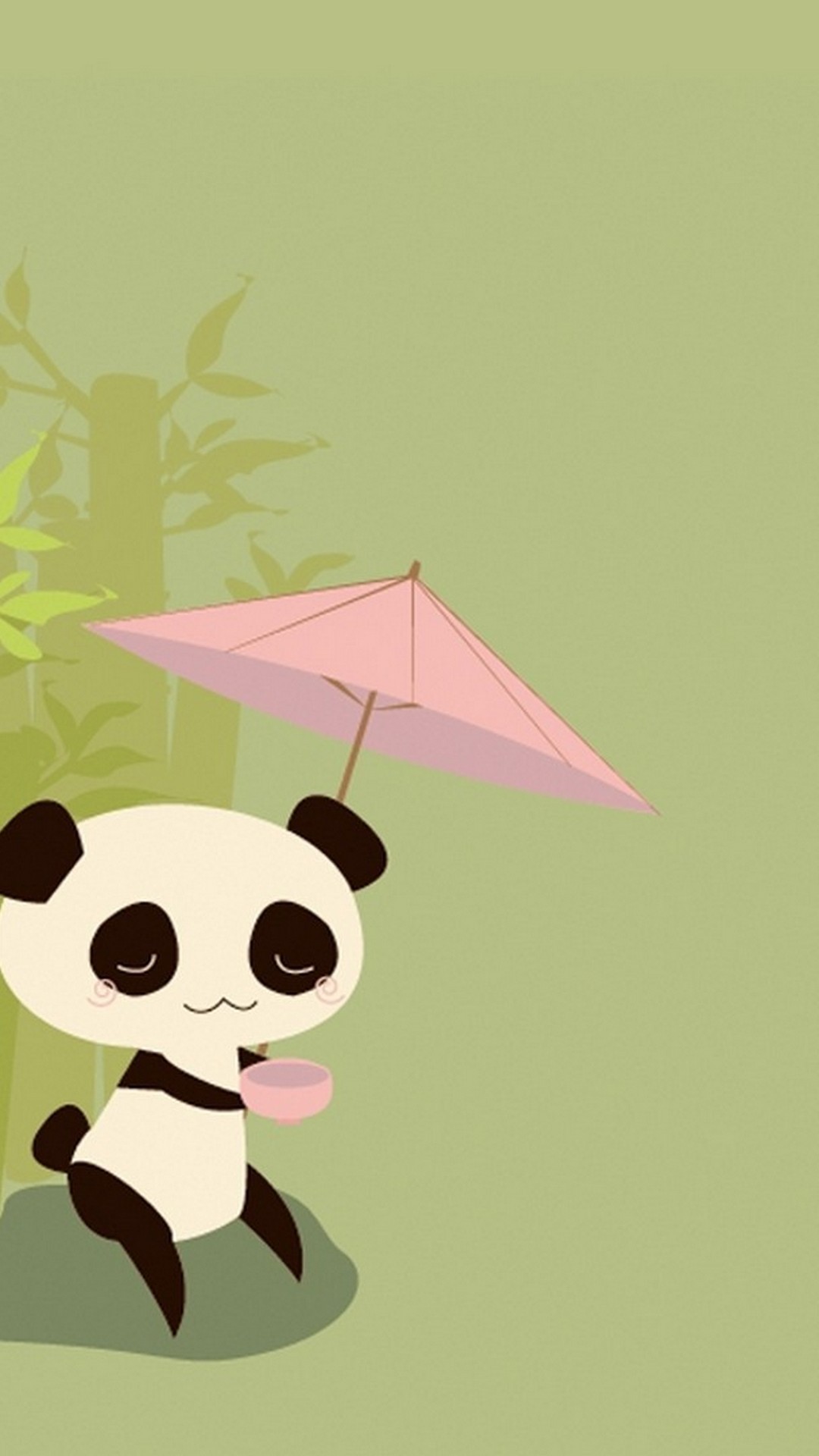 팬더 벽지,만화,삽화,우산,미술,연