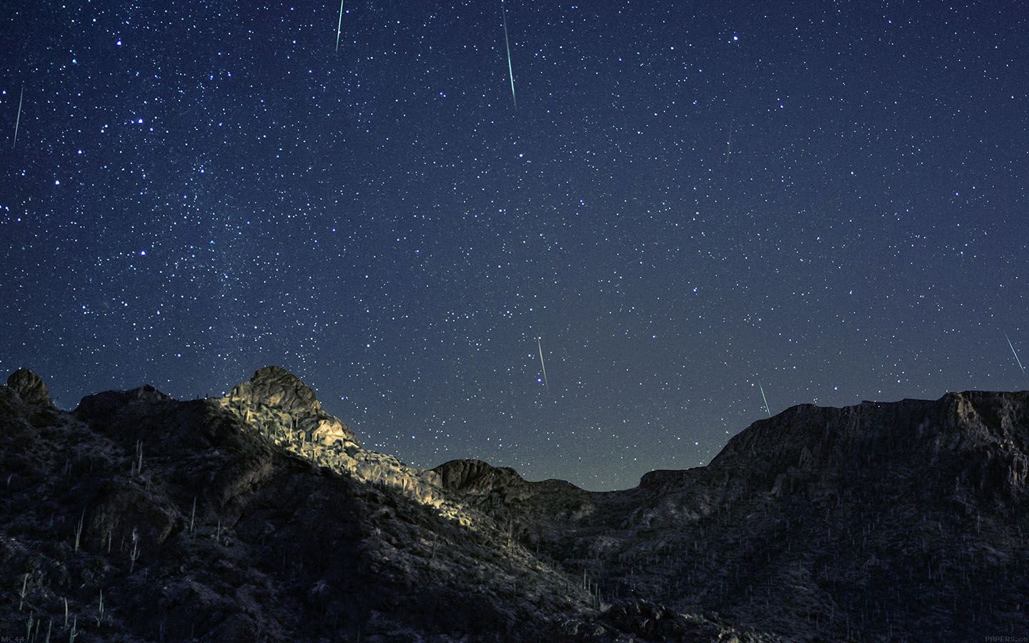 macbookの壁紙,空,夜,星,山,天体