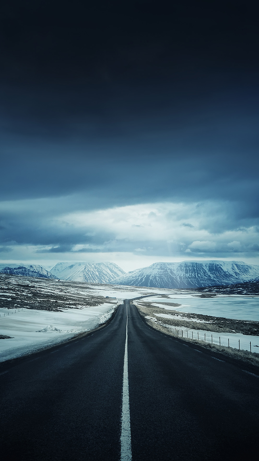 iphone 6 wallpaper hd,sky,road,horizon,cloud,blue