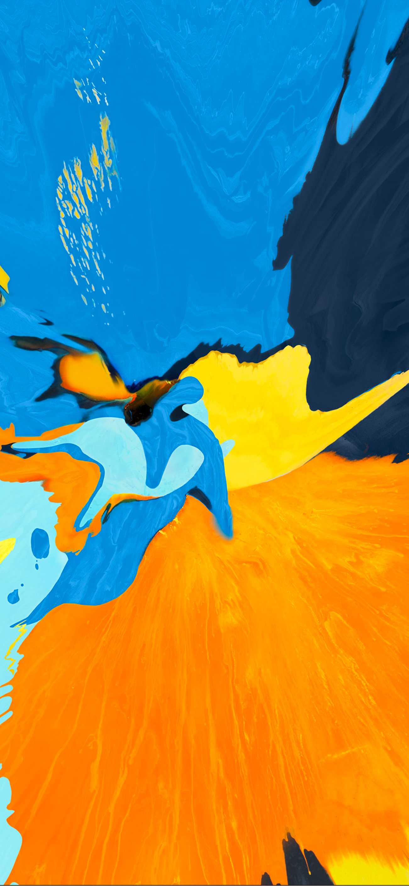 ipad pro wallpaper,blue,water,yellow,illustration,art