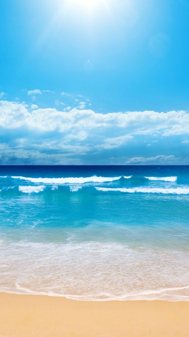 아이폰 6s 바탕 화면,하늘,물줄기,바다,대양,푸른