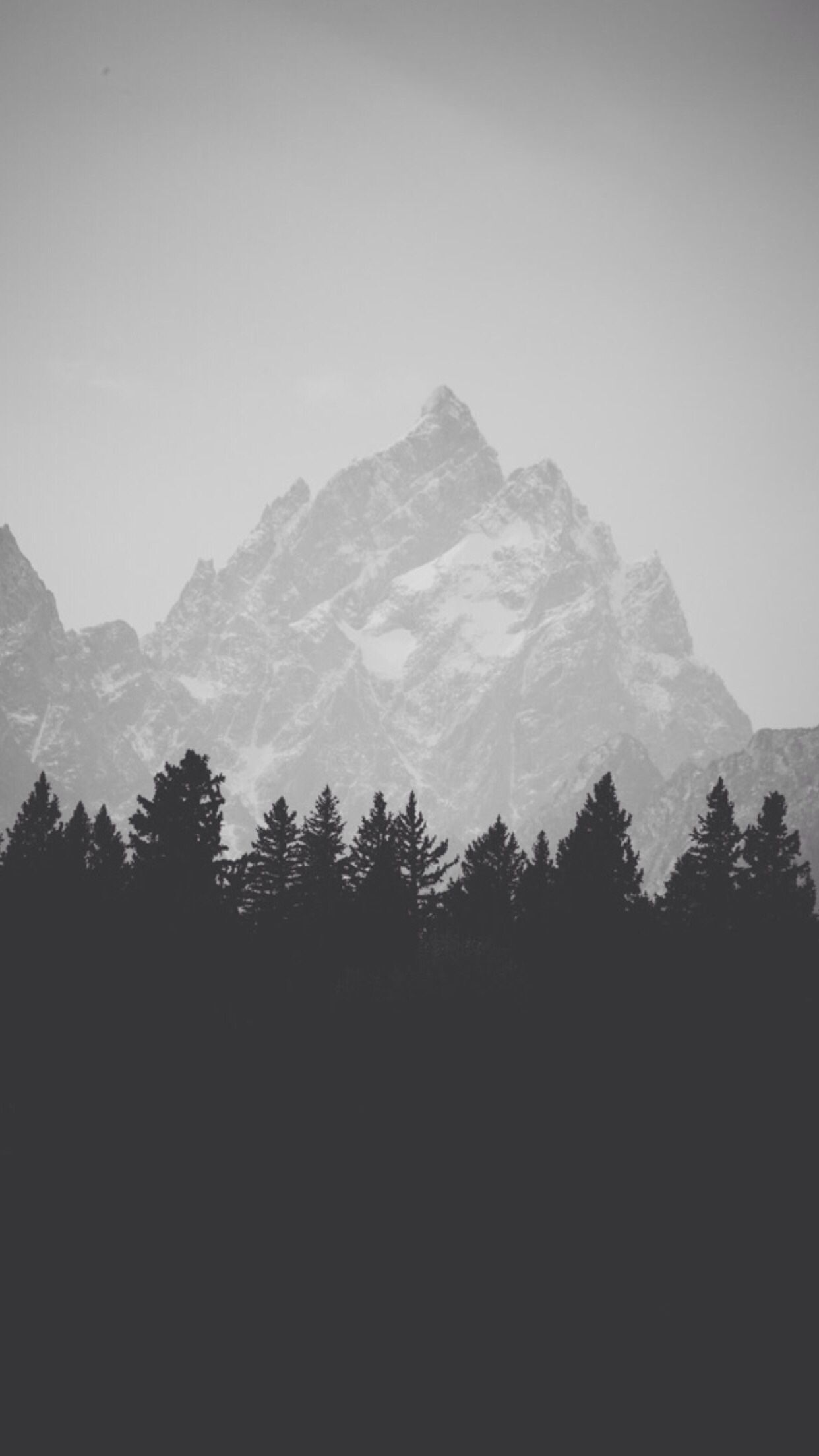 fond d'écran iphone 6s,montagne,blanc,chaîne de montagnes,ciel,la nature