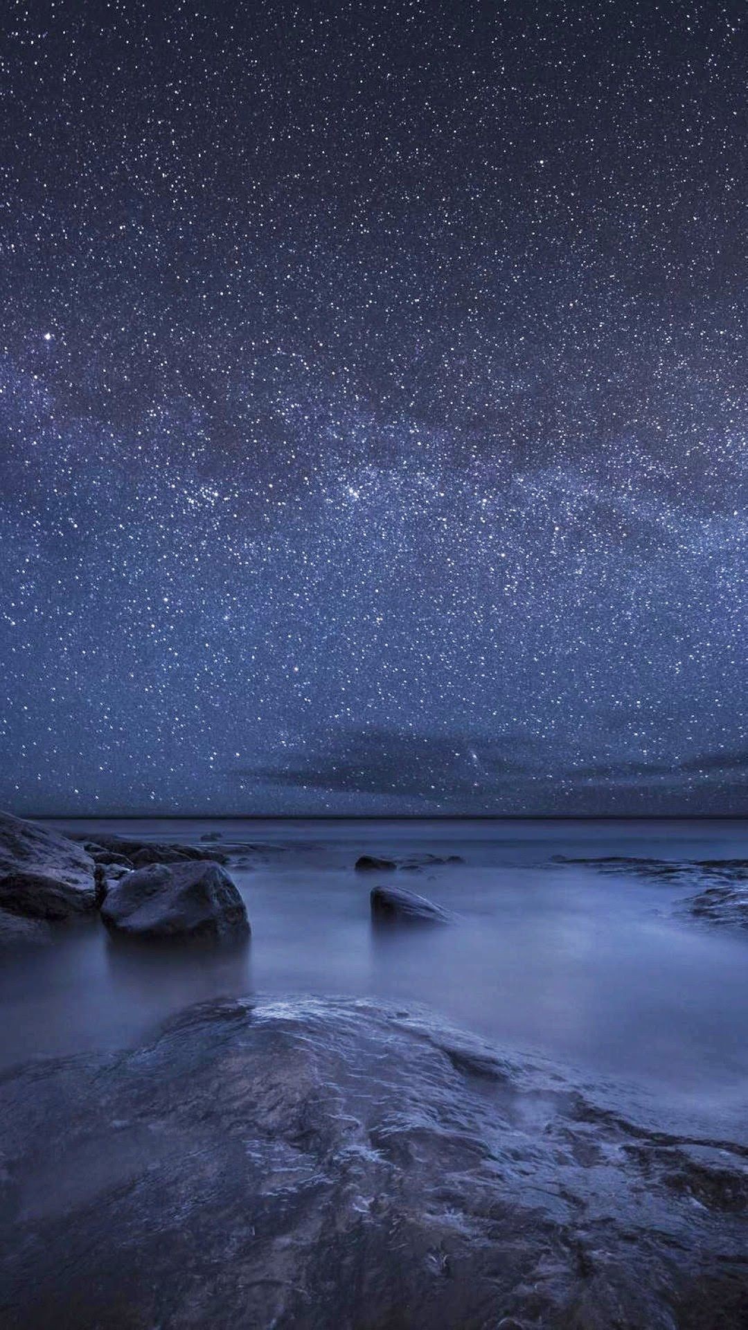 iphone 6s fondo de pantalla,cielo,naturaleza,noche,atmósfera,mar