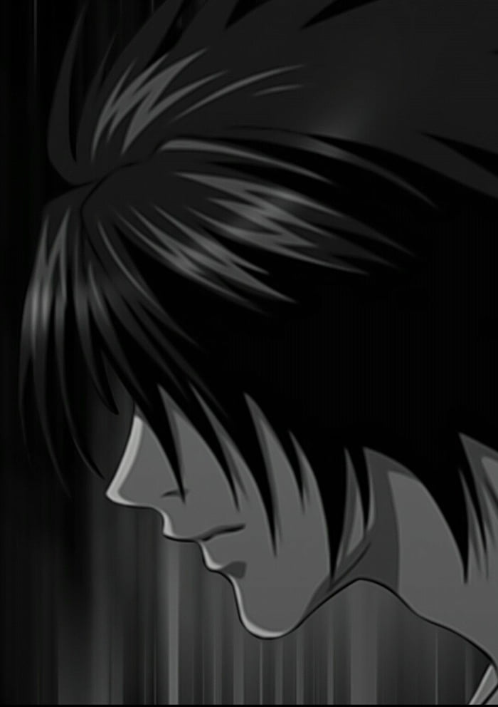 fondo de pantalla de death note,negro,blanco,en blanco y negro,dibujos animados,anime