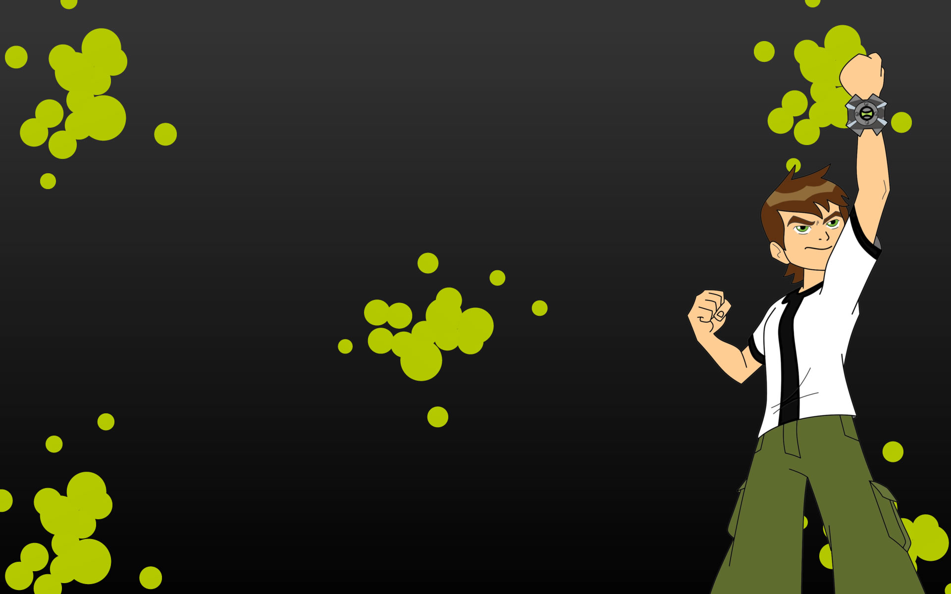 ben 10 wallpaper,cartoon,yellow,animated cartoon,happy,fun