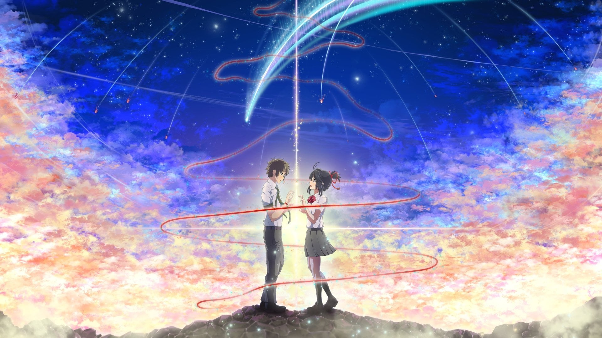 fondo de pantalla wa,cielo,atmósfera,cg artwork,espacio,anime