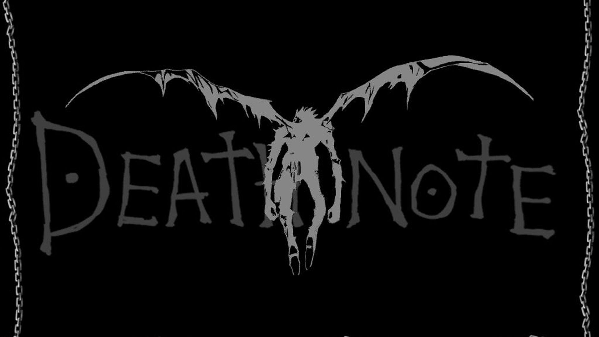 fondo de pantalla de death note,negro,fuente,texto,oscuridad,diseño gráfico