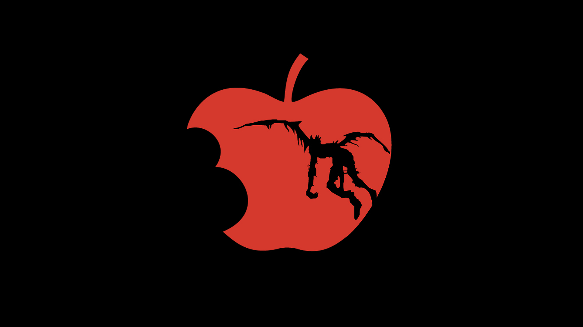 death note wallpaper,red,logo,fruit,plant,graphics