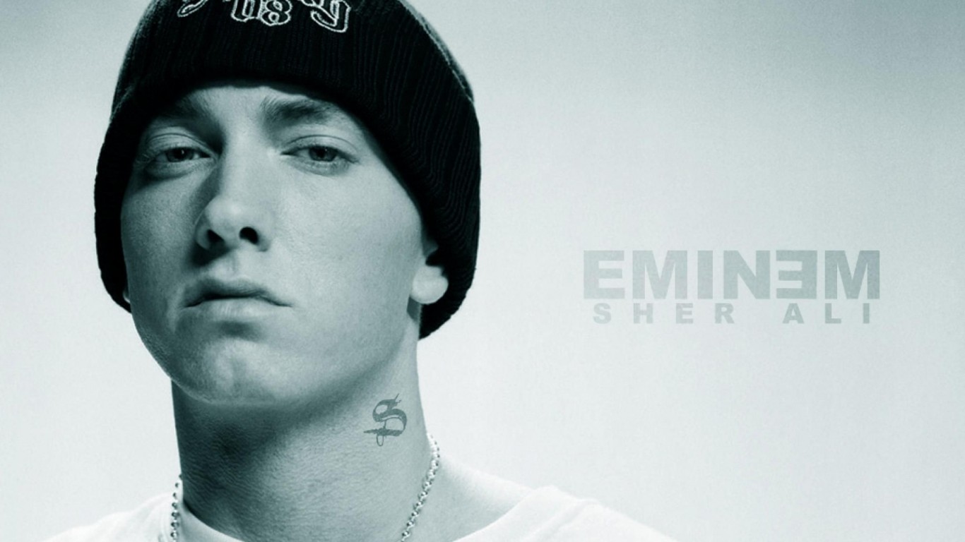 fond d'écran eminem,visage,blanc,bonnet,tête,cool