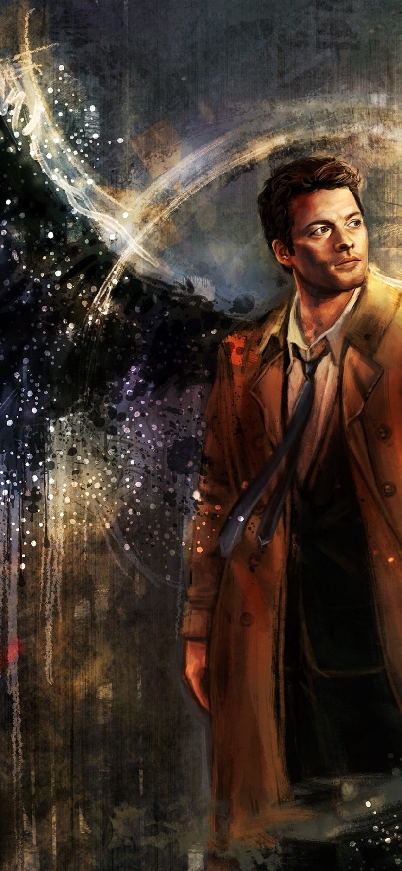 supernatural wallpaper,human,portrait,fictional character,movie,art