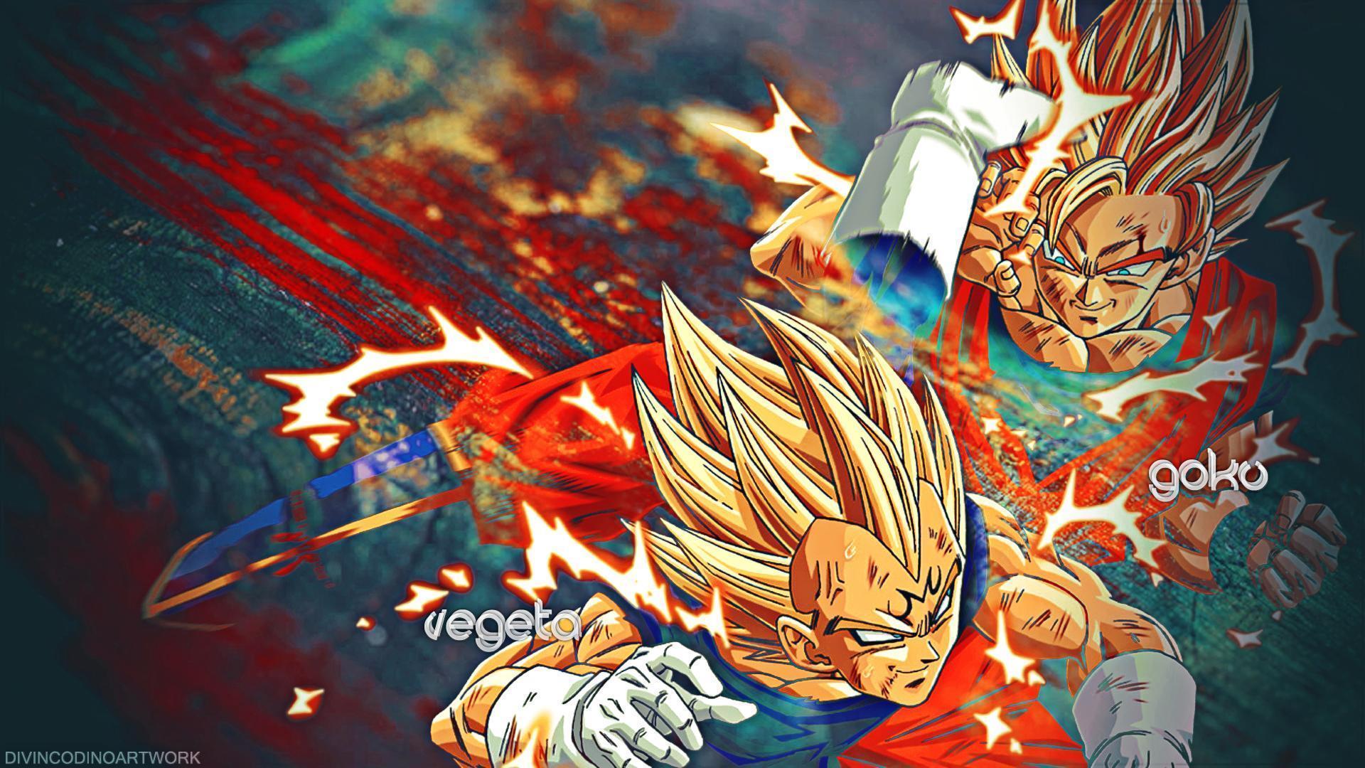 dragon ball wallpaper,cg artwork,anime,cartoon,illustration,fictional character