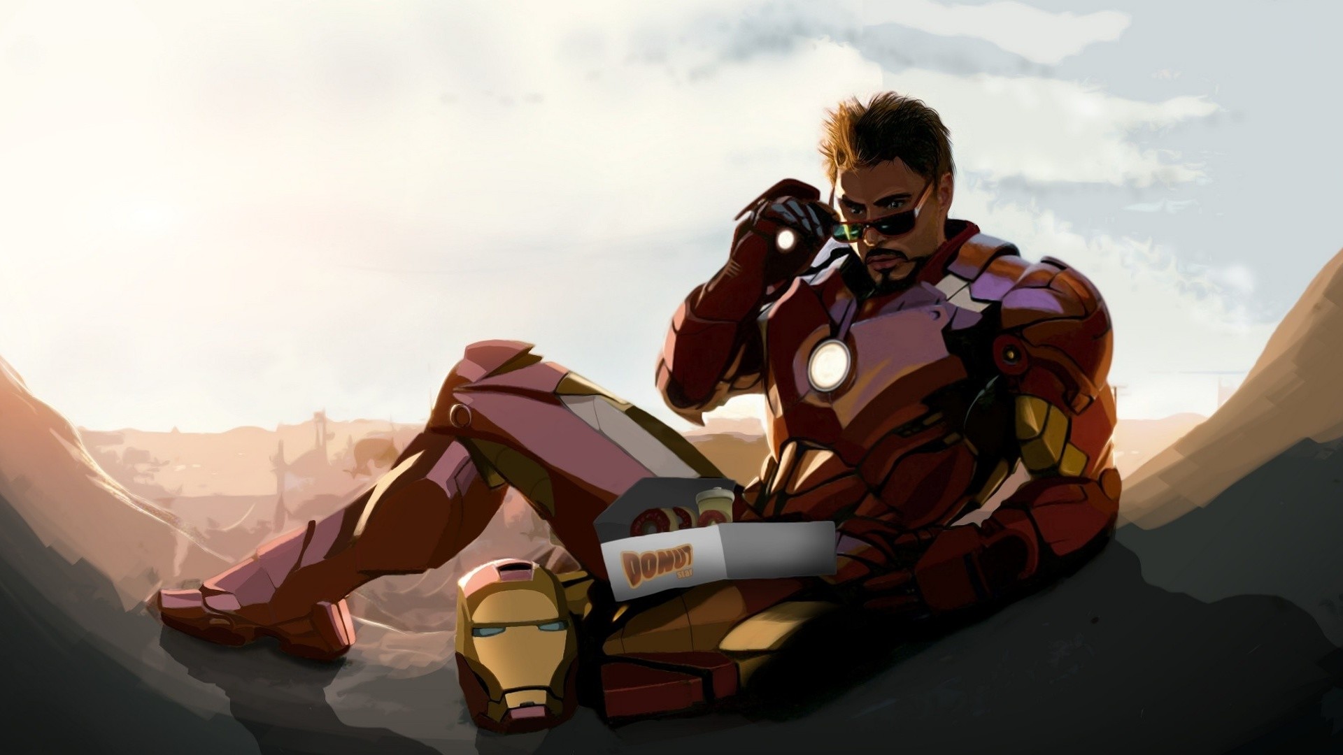 fond d'écran iron man,personnage fictif,super héros,homme de fer,oeuvre de cg,anime