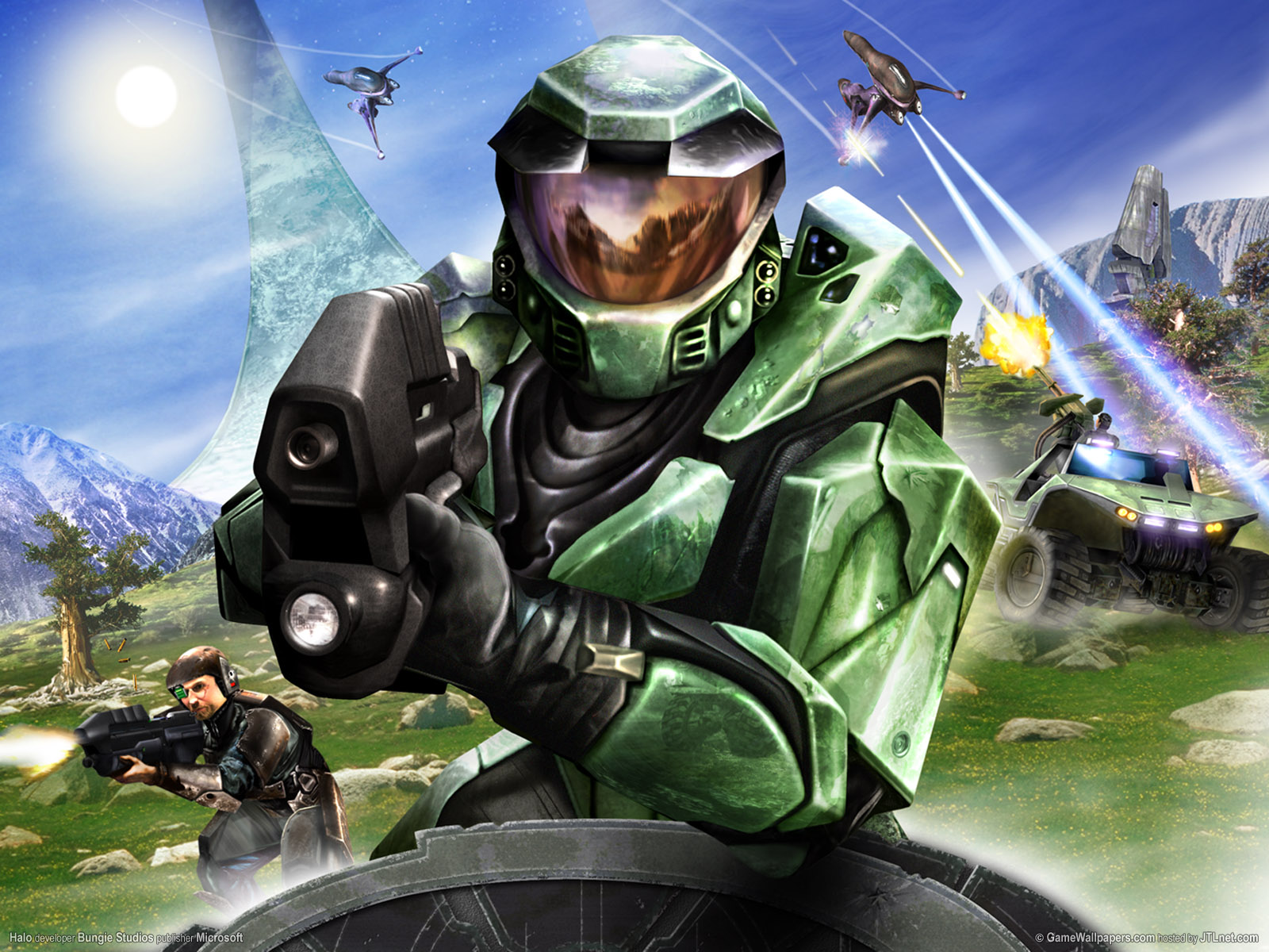 halo wallpaper,action adventure game,pc game,helmet,strategy video game,games