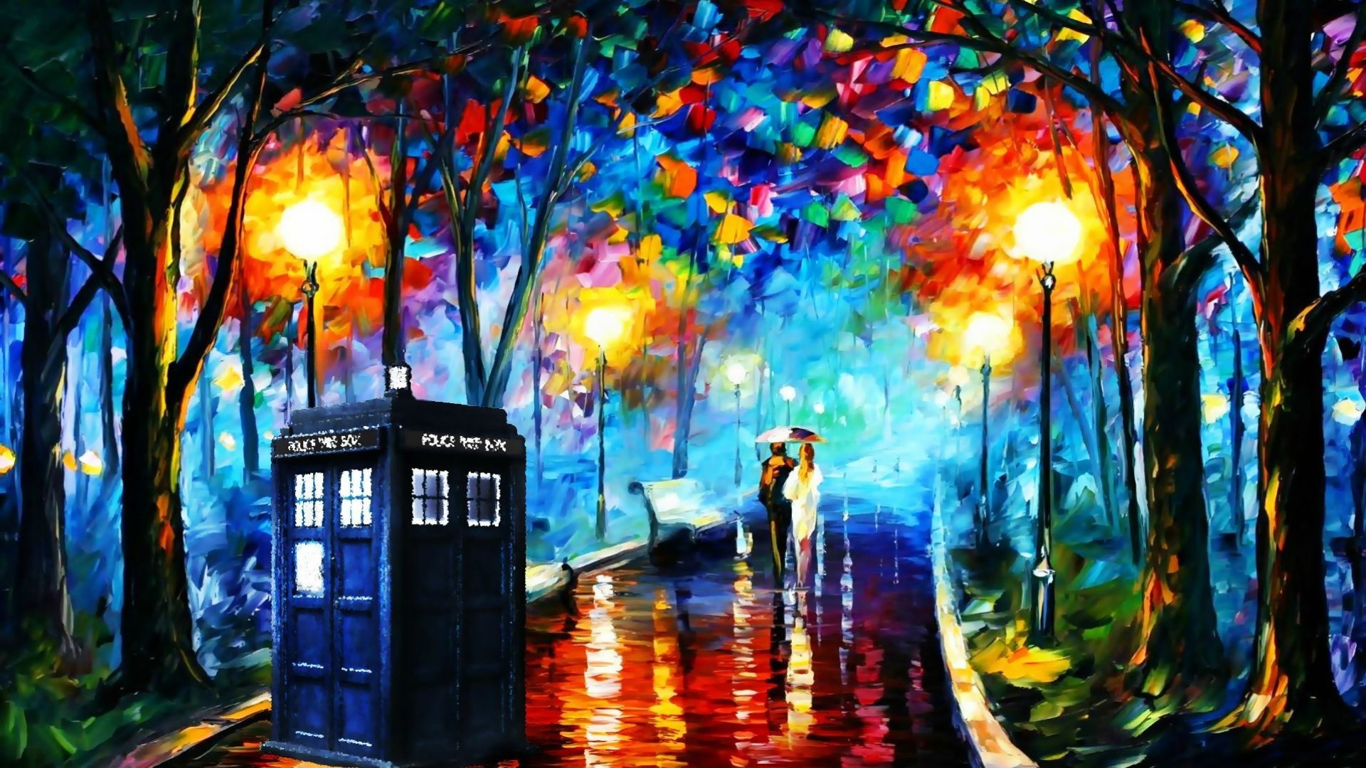 doctor who wallpaper,lighting,sky,water,tree,reflection