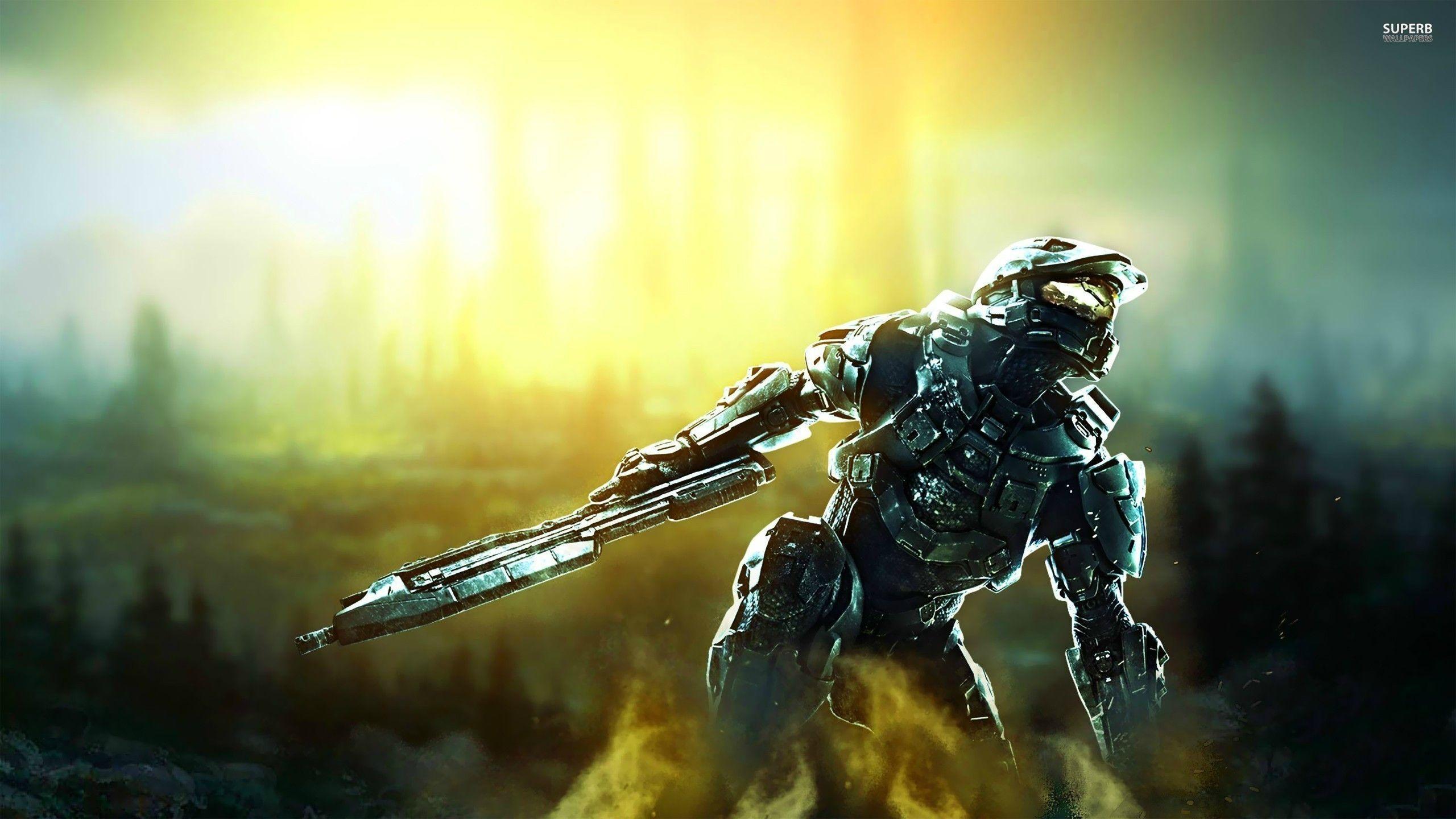 halo wallpaper,cg artwork,pc game,fictional character,action figure,digital compositing