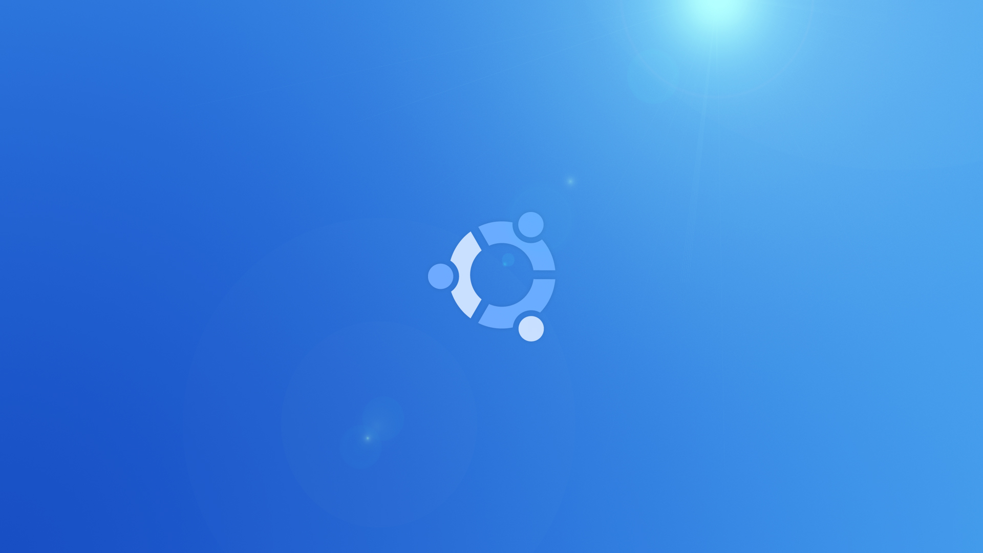 ubuntu wallpaper,blue,daytime,cobalt blue,sky,aqua