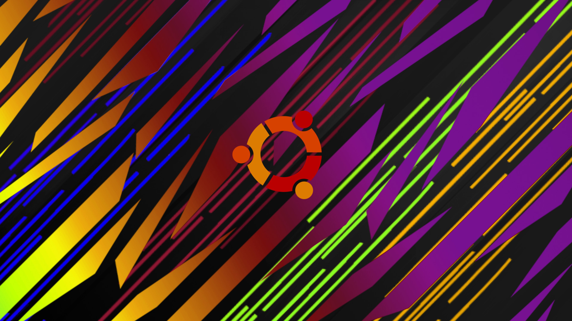 ubuntu wallpaper,pattern,graphic design,purple,violet,line