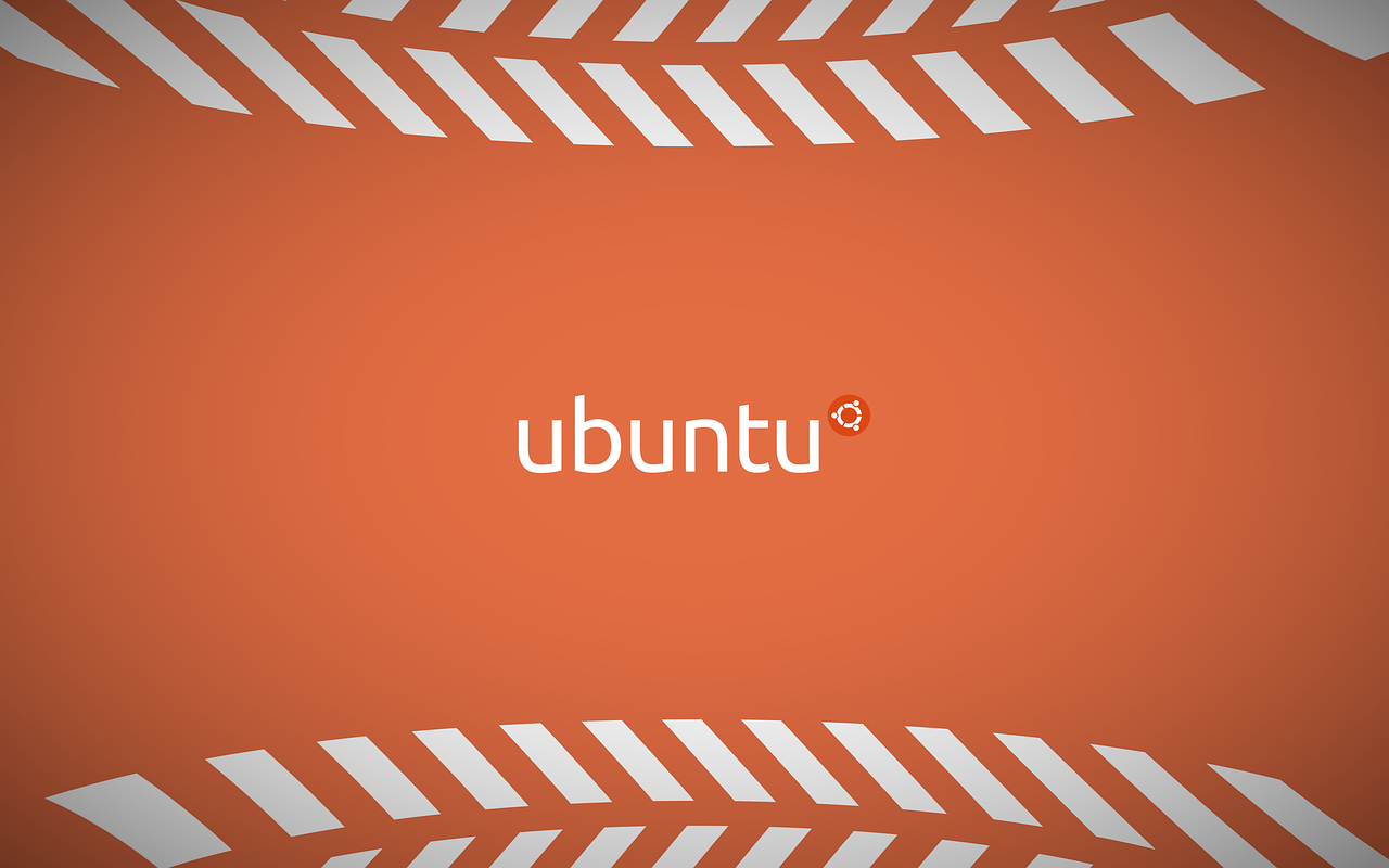 ubuntu wallpaper,orange,text,line,font,design