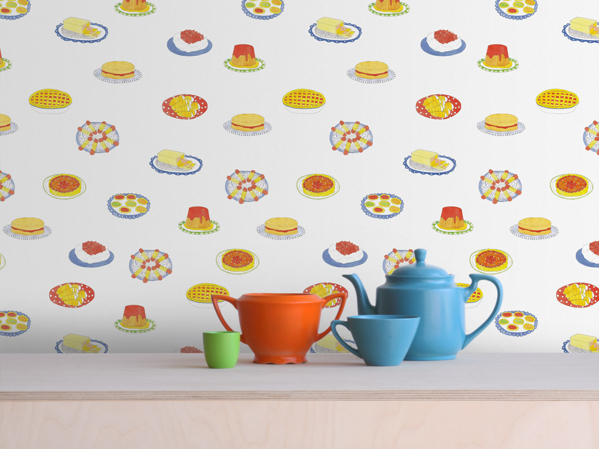 sweet wallpaper,yellow,wallpaper,pattern,wall sticker,design