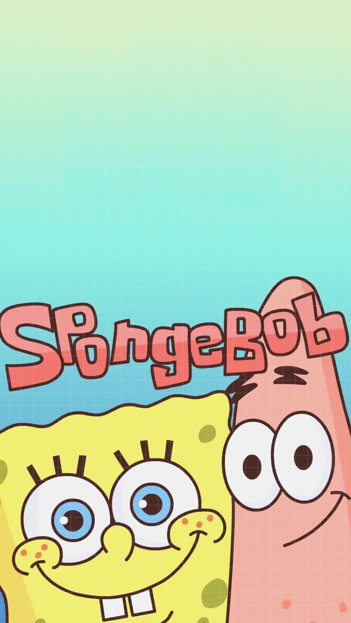 fond d'écran spongebob,dessin animé,texte,police de caractère,illustration,heureux