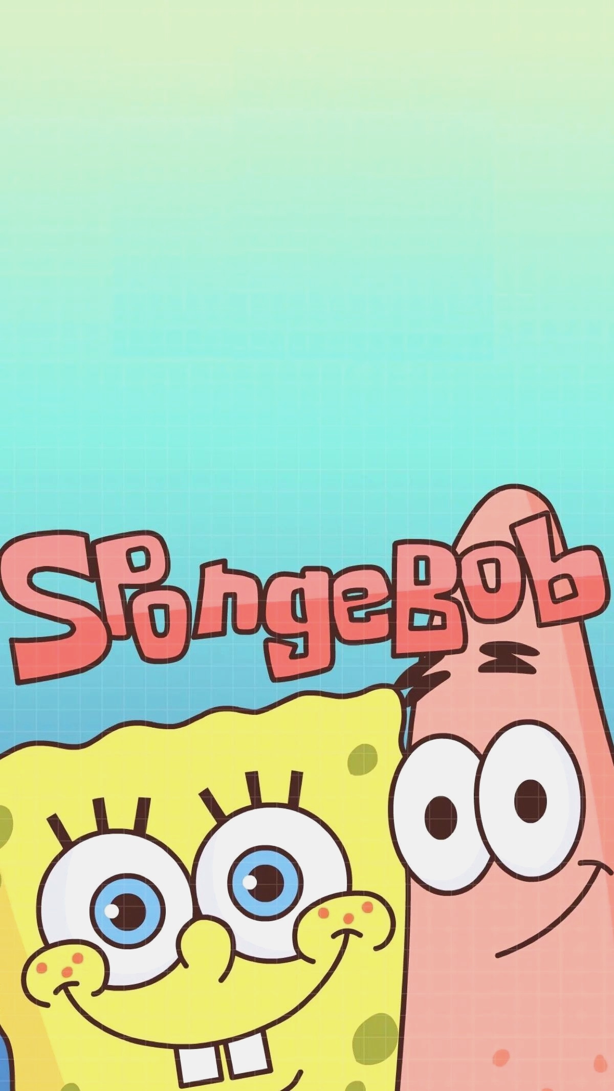 spongebob wallpaper,karikatur,text,schriftart,illustration,glücklich