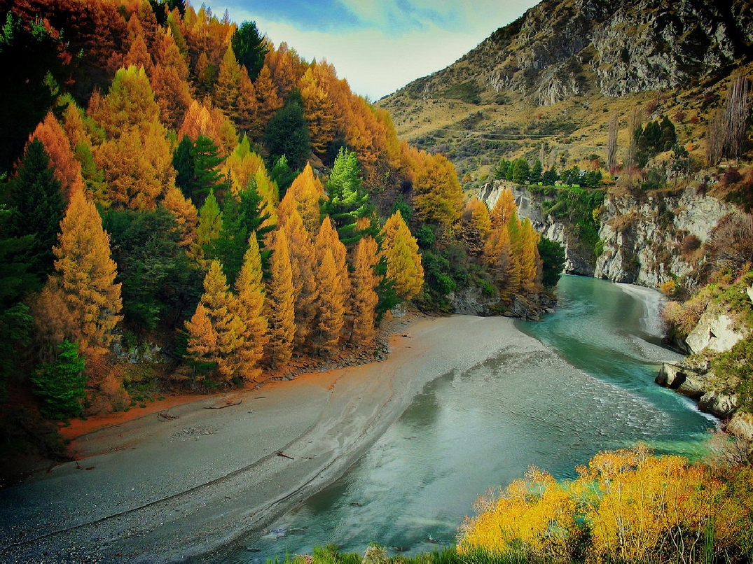 herbst tapete,natürliche landschaft,natur,fluss,baum,berg