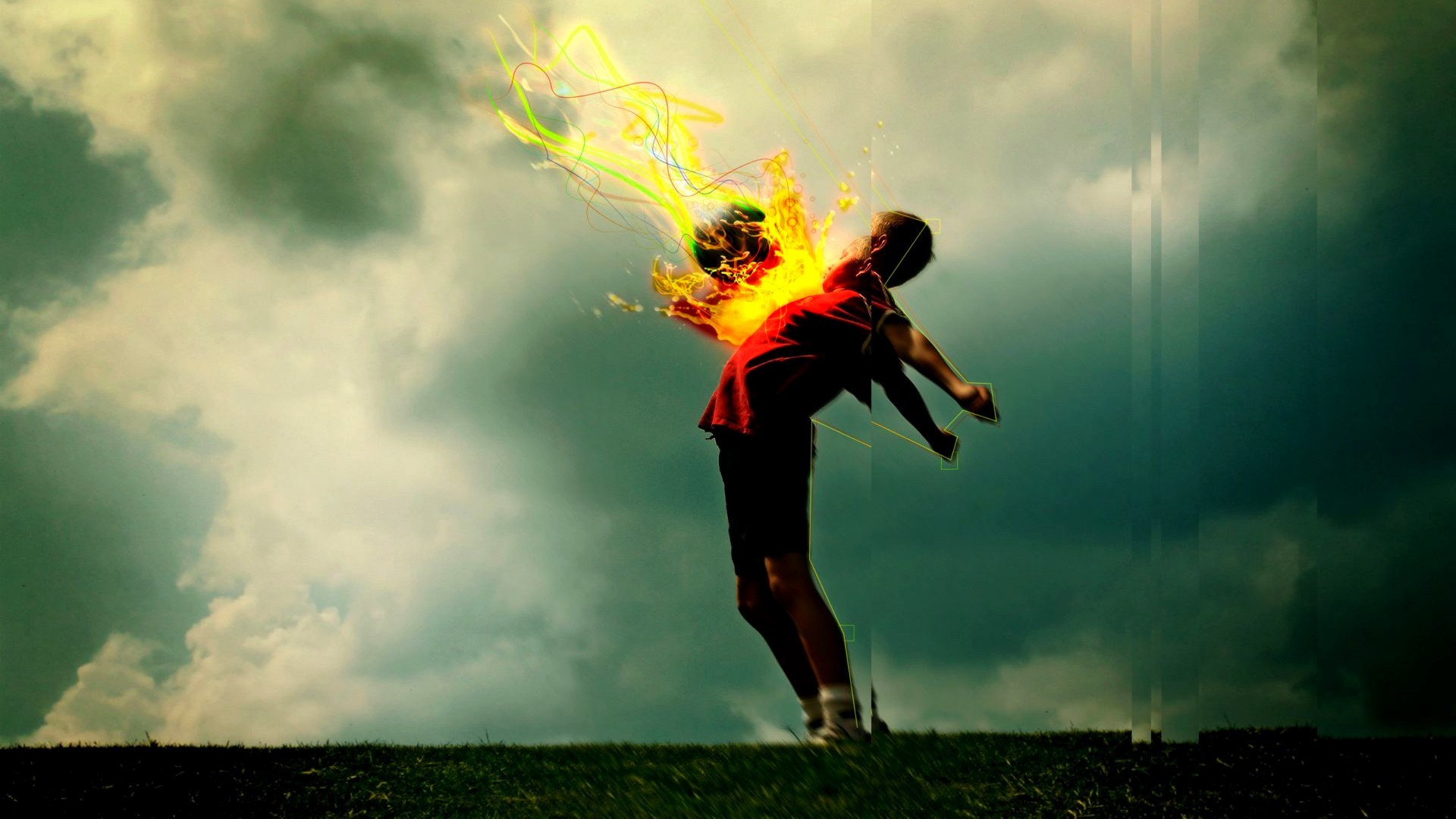 fußballtapete,himmel,glücklich,wolke,springen,spaß