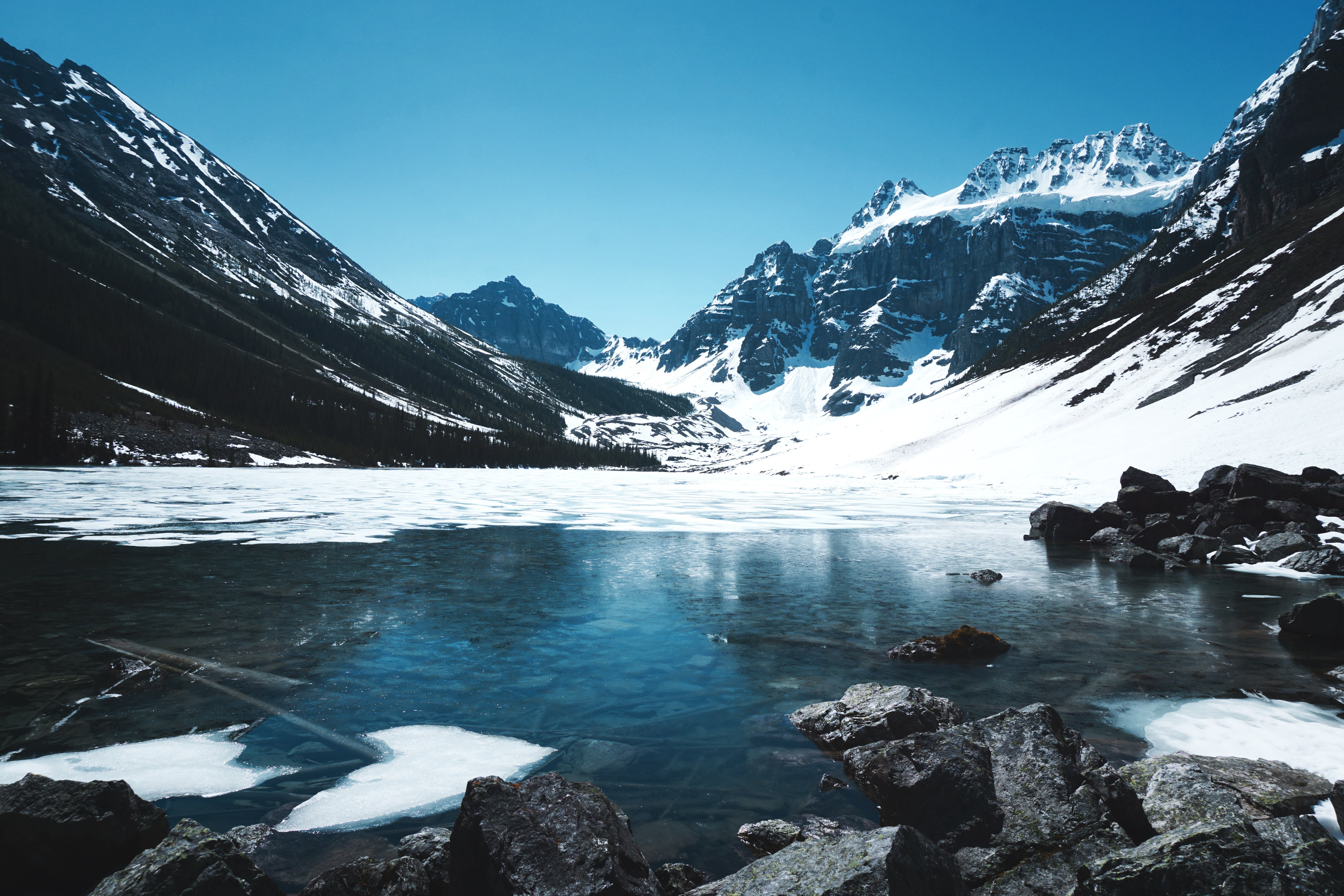 雪の壁紙,山,自然の風景,自然,氷河湖,山脈