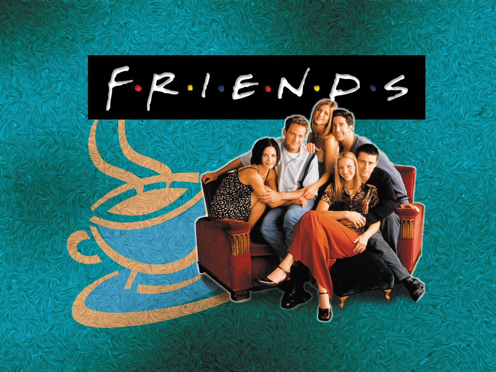 friends wallpaper,album cover,text,font,fun,graphic design