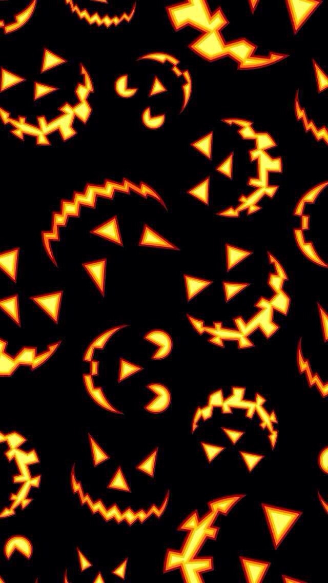 halloween wallpaper,pattern,orange,font,design