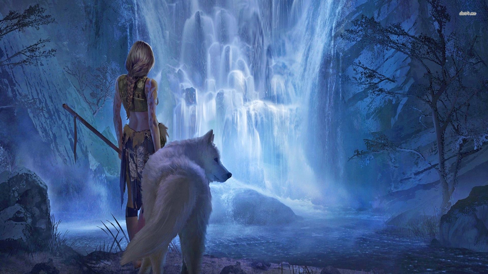 Free Fantasy Wolf Wallpaper Fantasy Wolf Wallpaper Download Wallpaperuse 1