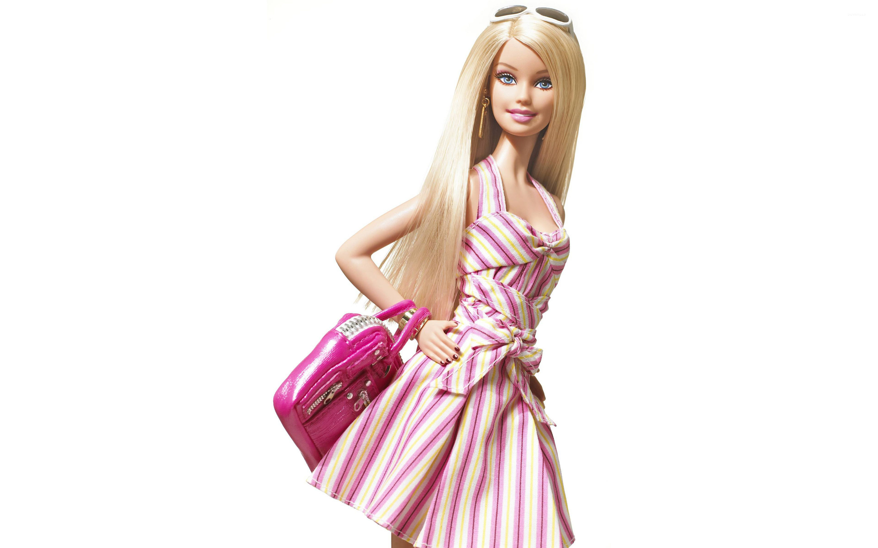 fond d'écran barbie,poupée,barbie,cheveux,rose,vêtements