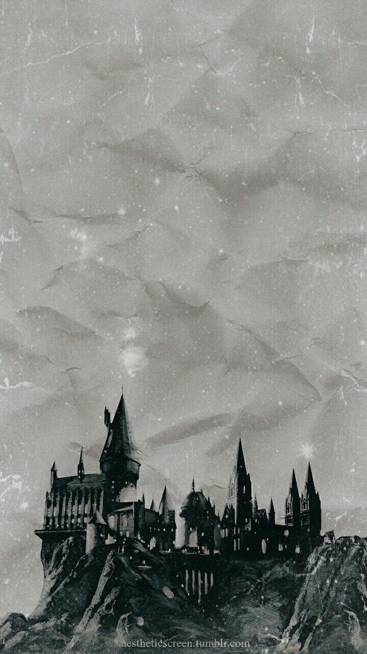 harry potter wallpaper,landmark,atmospheric phenomenon,sky,black and white,monochrome photography