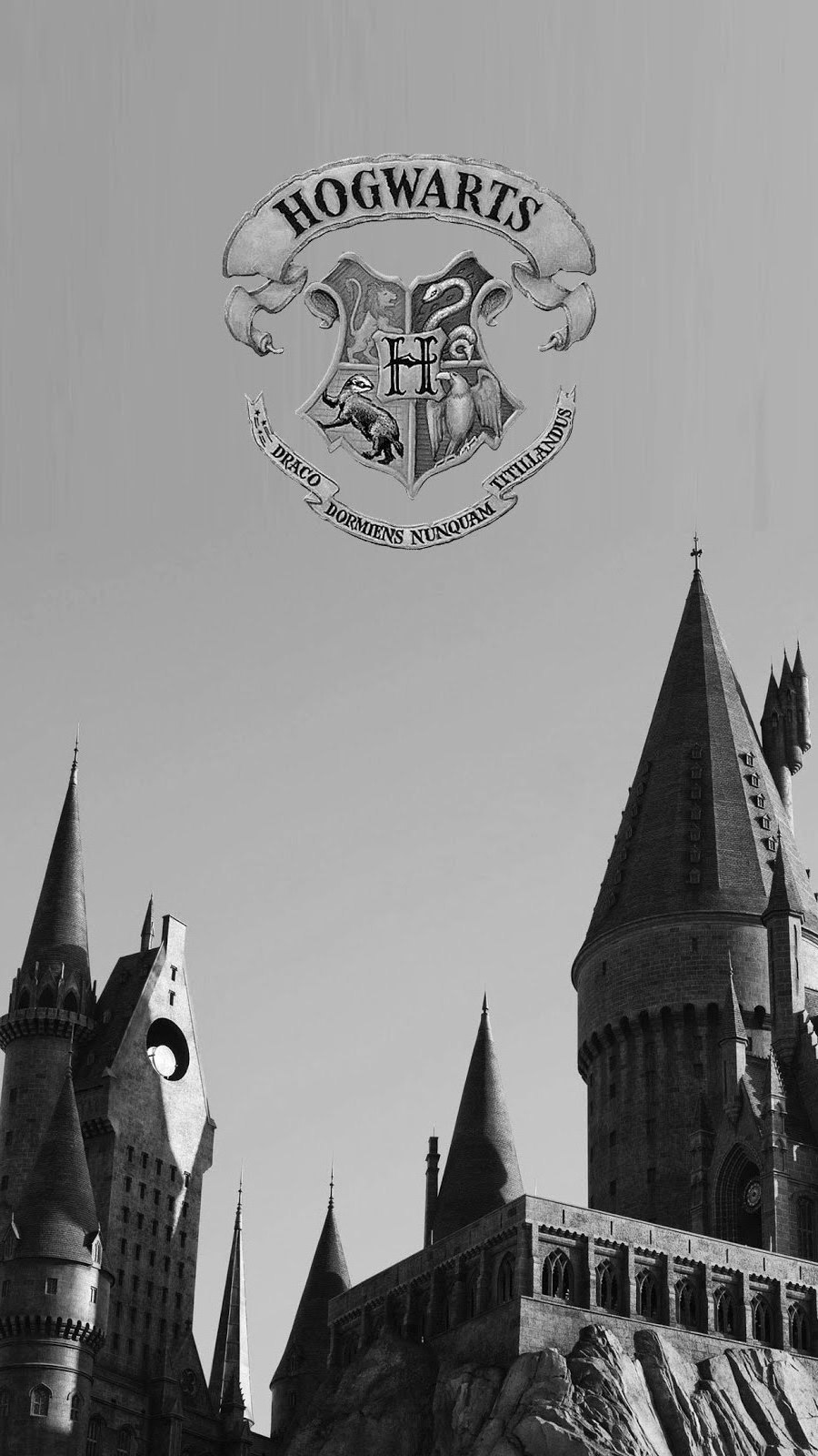 harry potter wallpaper,landmark,white,black and white,monochrome photography,architecture