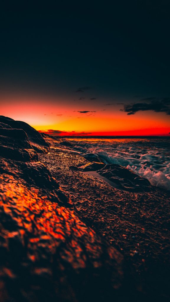 carta da parati al tramonto,cielo,orizzonte,natura,cielo rosso al mattino,alba