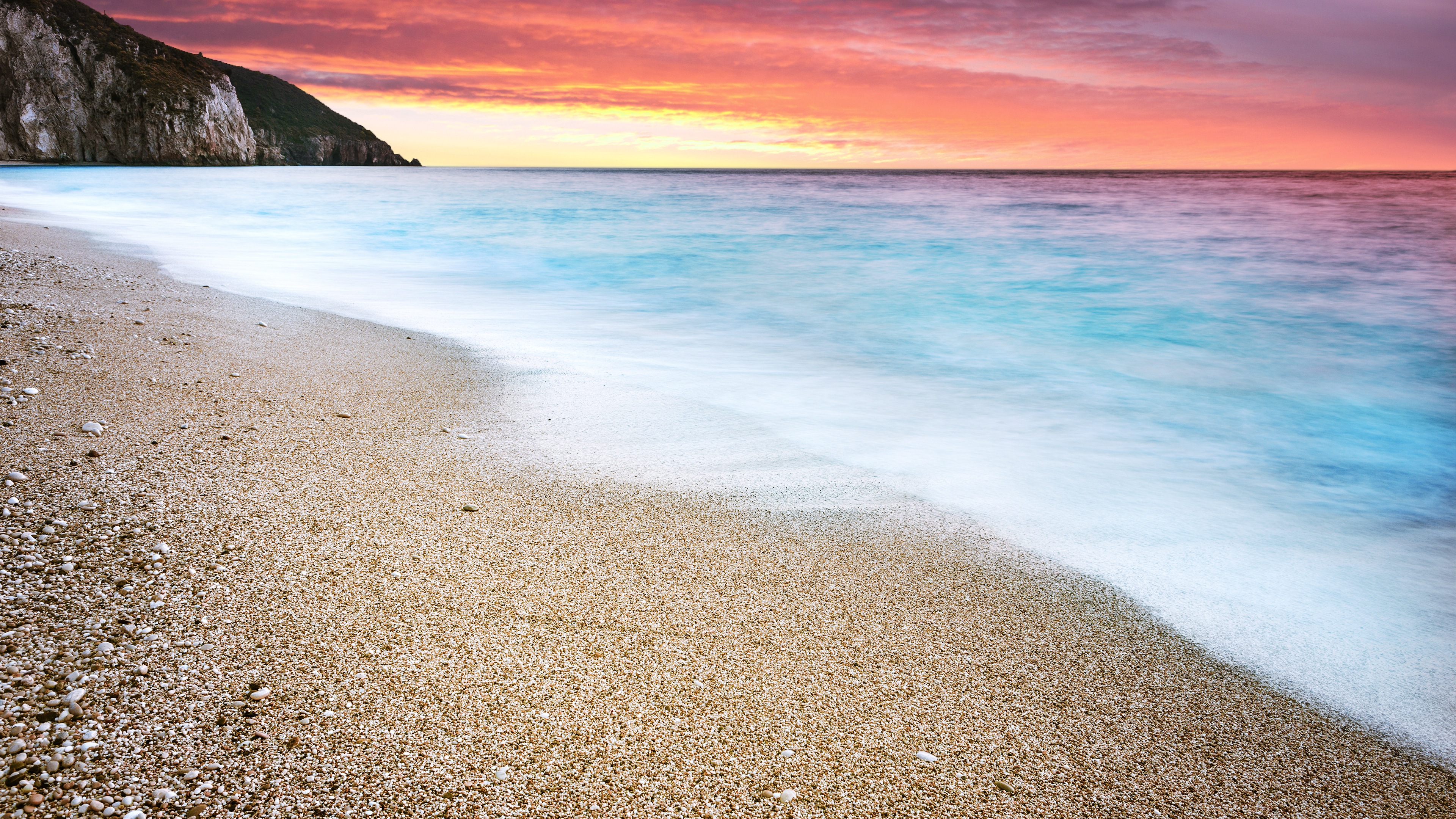 sunset wallpaper,sky,body of water,sea,beach,shore
