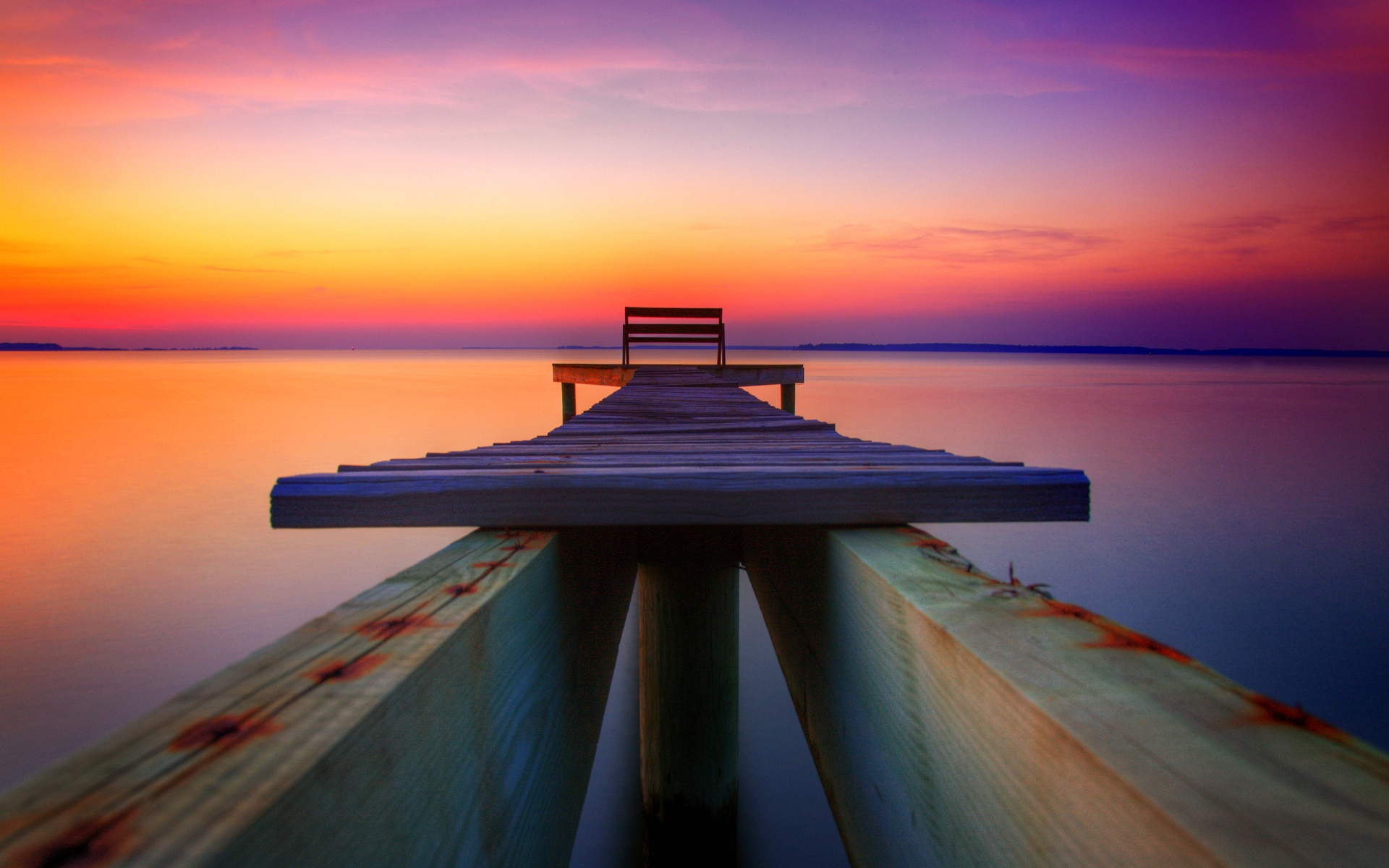 sonnenuntergang tapete,himmel,horizont,nachglühen,wasser,sonnenuntergang